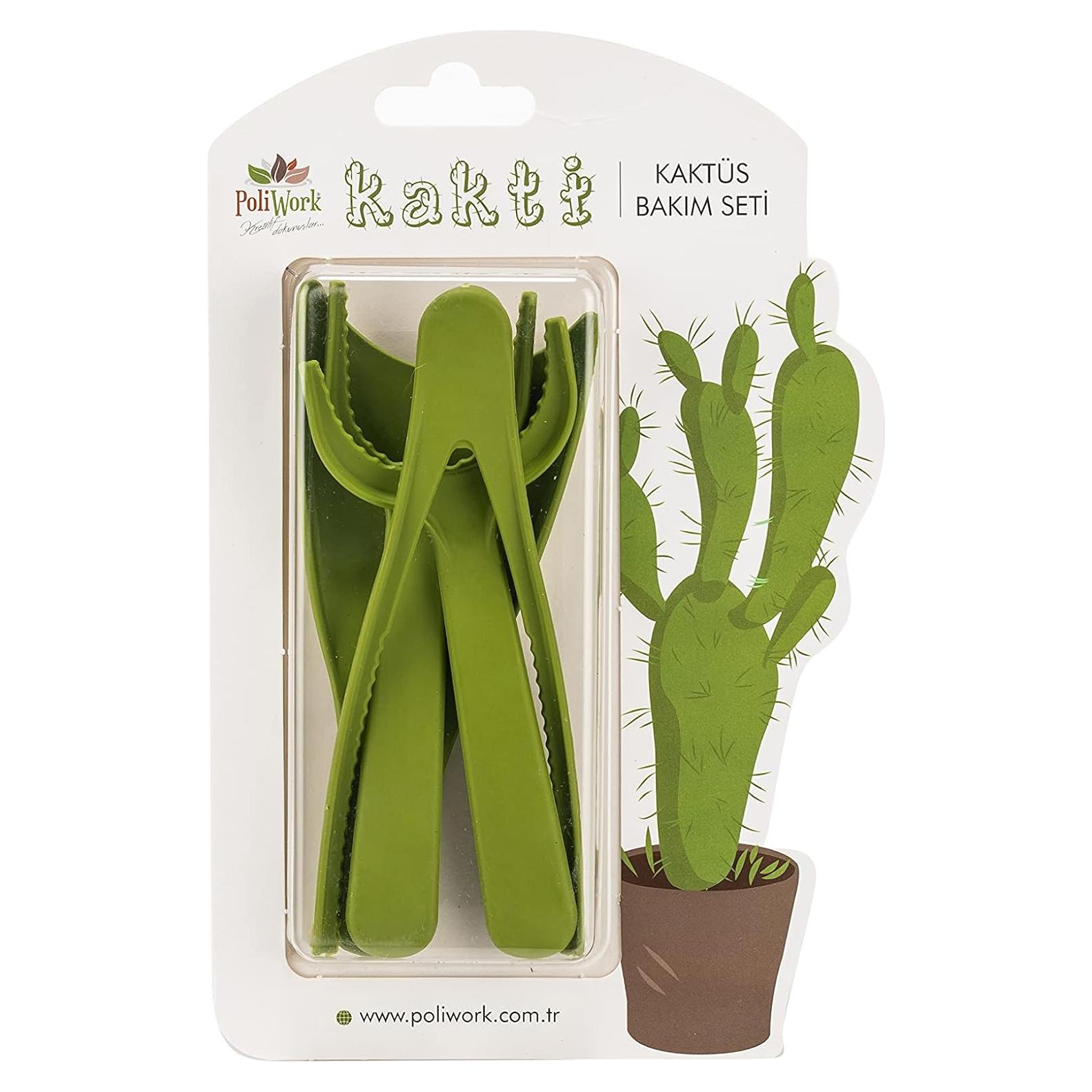 Juego de Herramientas de Jardín Mini PoliWork 4 Piezas Verde