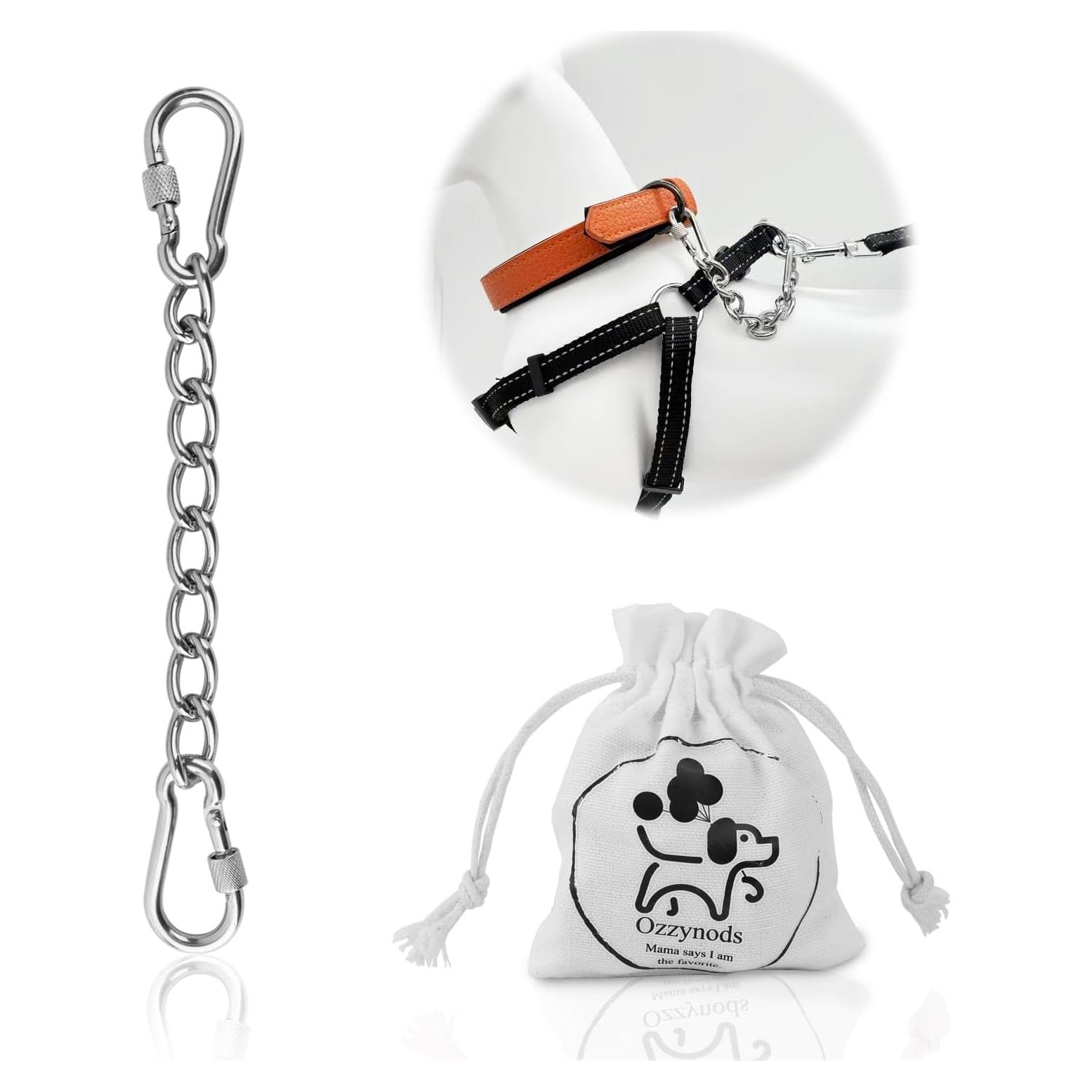 Clip de Seguridad para Collar de Perro Ozzynods 20.32 cm Acero Inoxidable