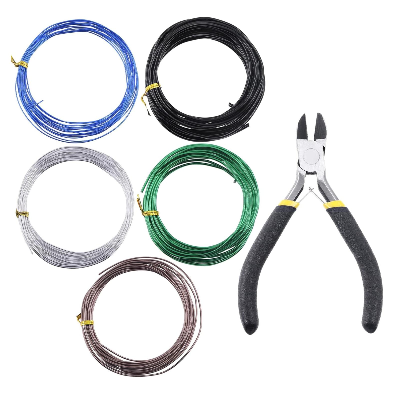 Kit de Alambres para Bonsai Glarks 5 Rollos Aluminio 25m