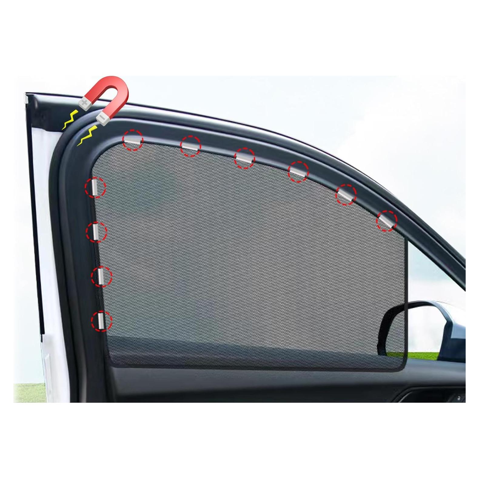 Sombra Magnética para Ventana Lateral de Coche Qiyibei 68.58x50.8cm