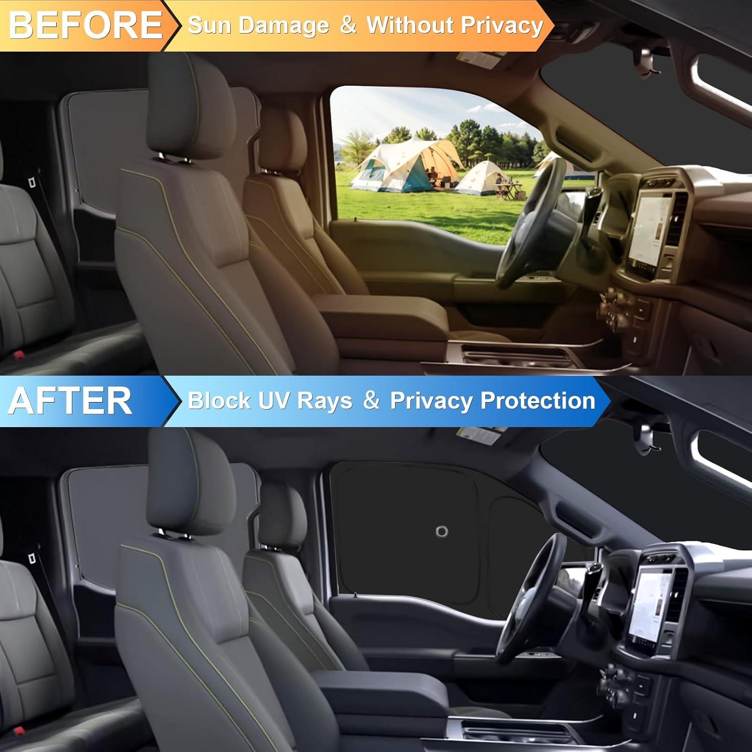 Protector de Sombra Lateral ULROLIT para Ford F250 F350 2017-2022