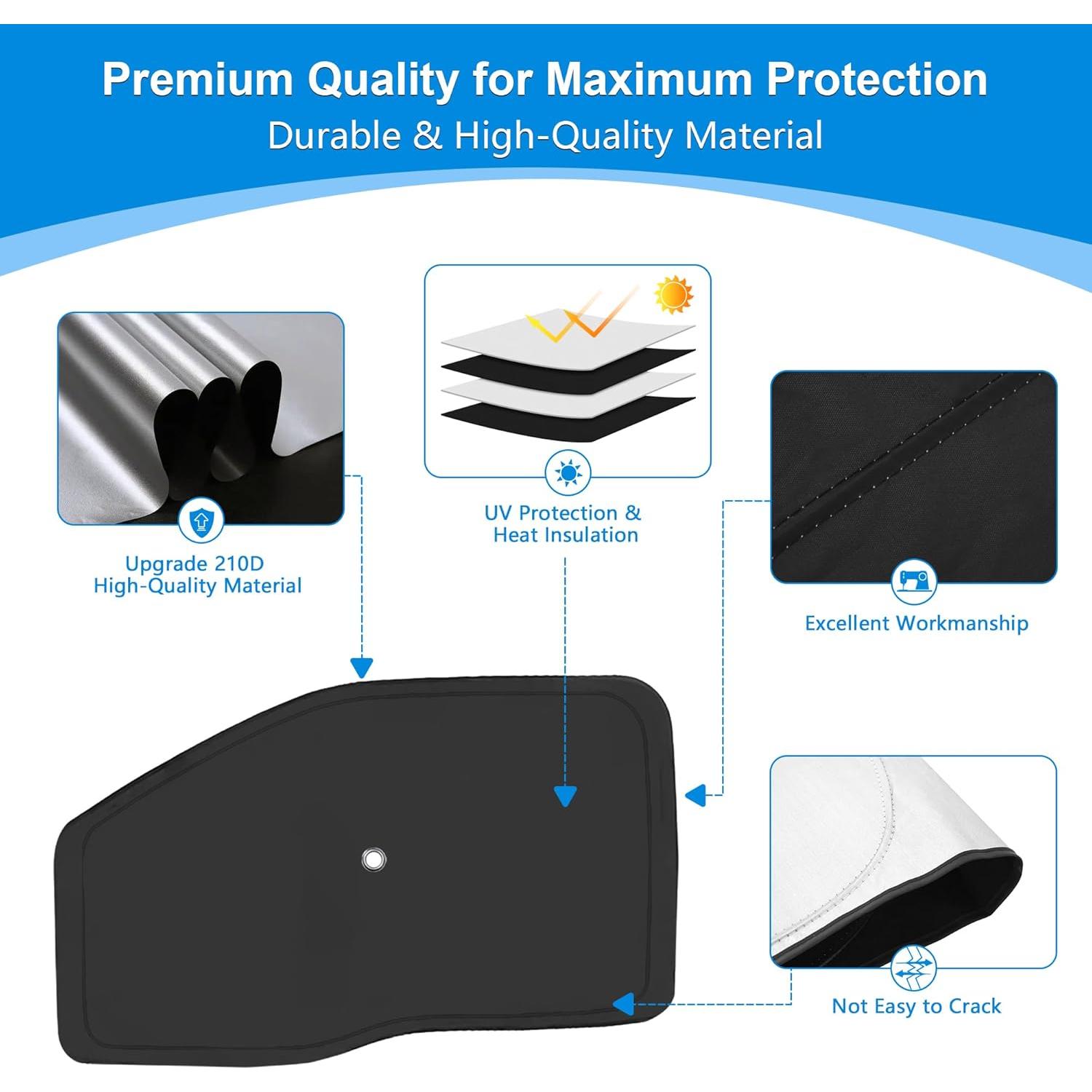 Protector de Sombra Lateral ULROLIT para Ford F250 F350 2017-2022