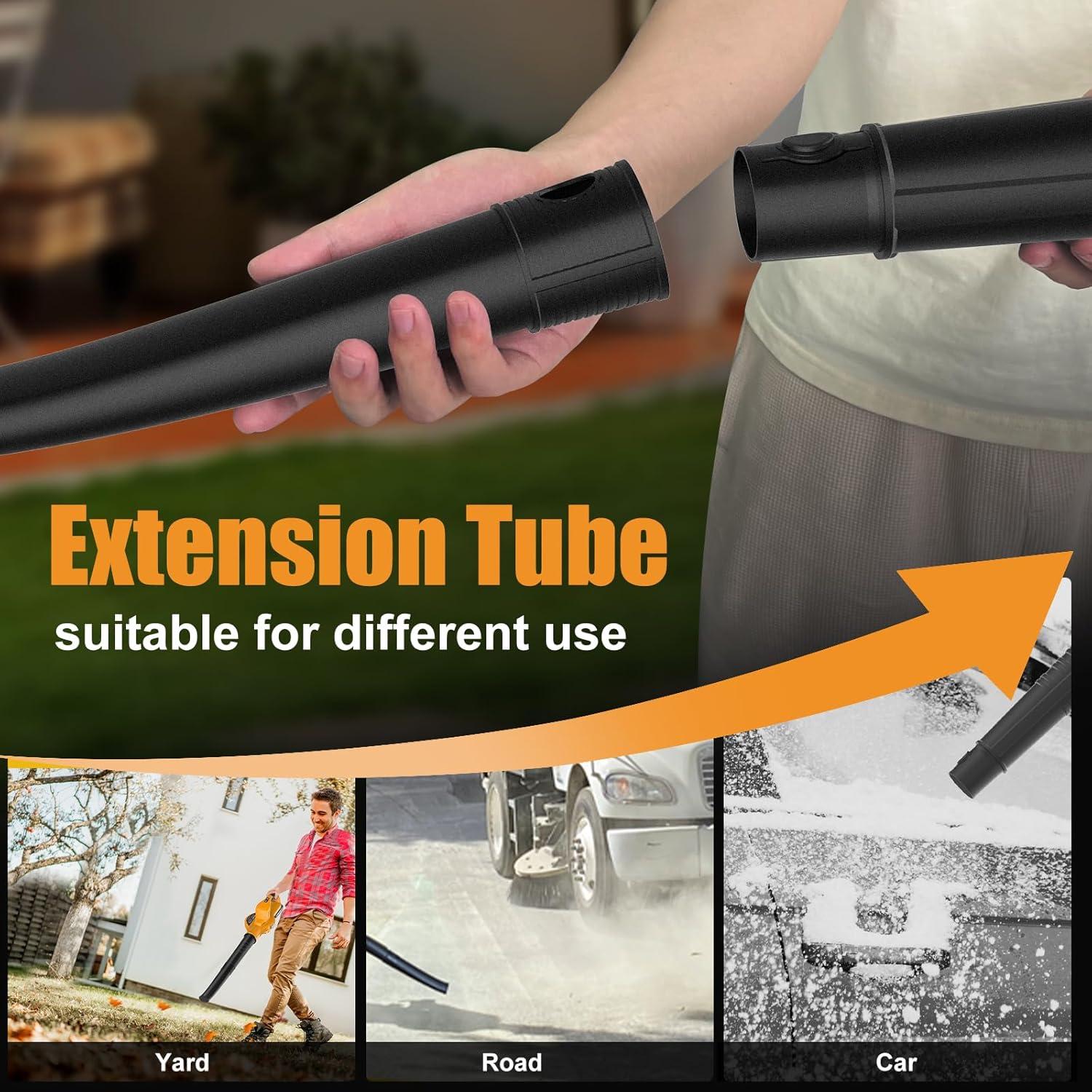 Soplador de Hojas Inalámbrico Adedad 20V 150 km/h 2 Baterías