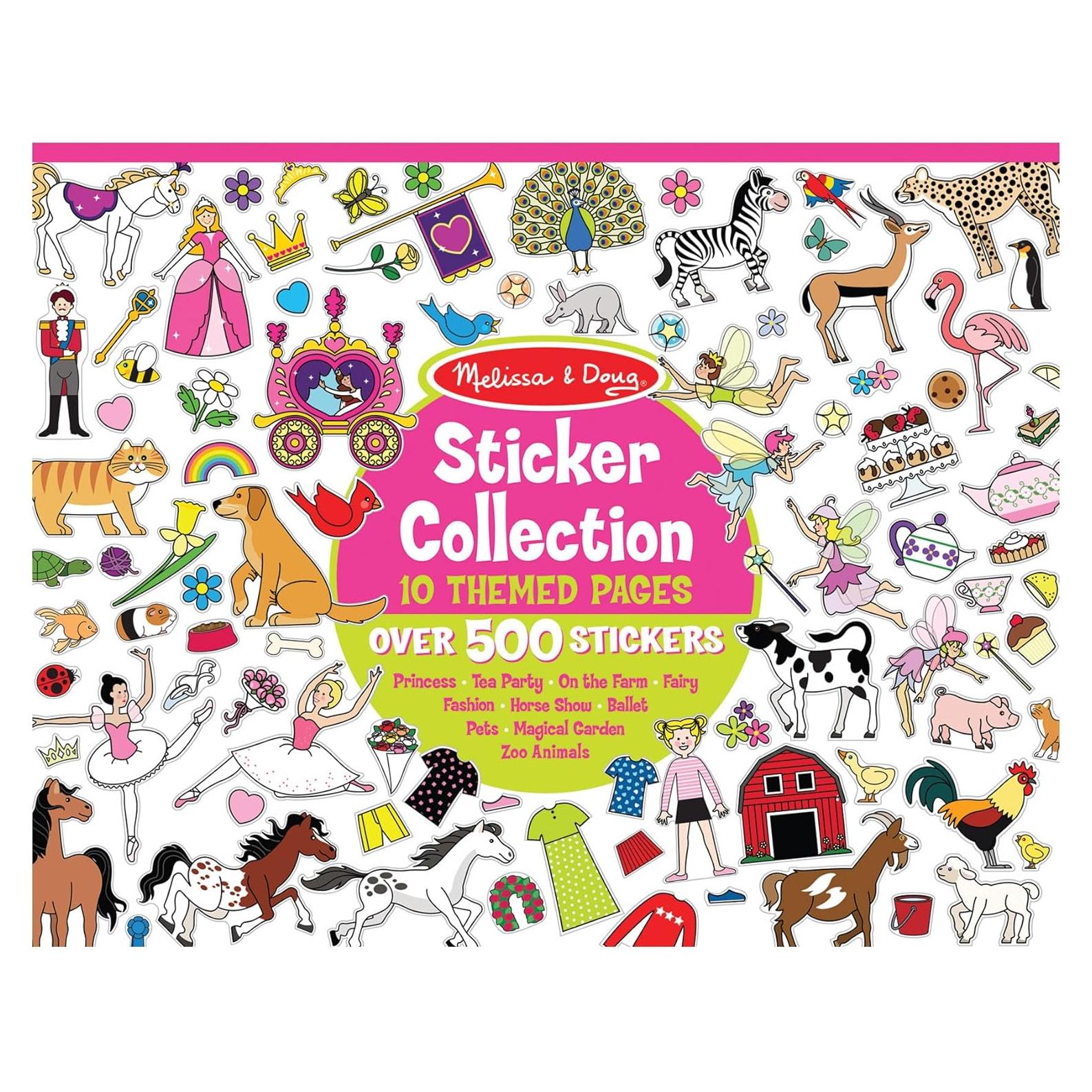 Libro de Stickers Melissa & Doug - 500+ Stickers Creativos
