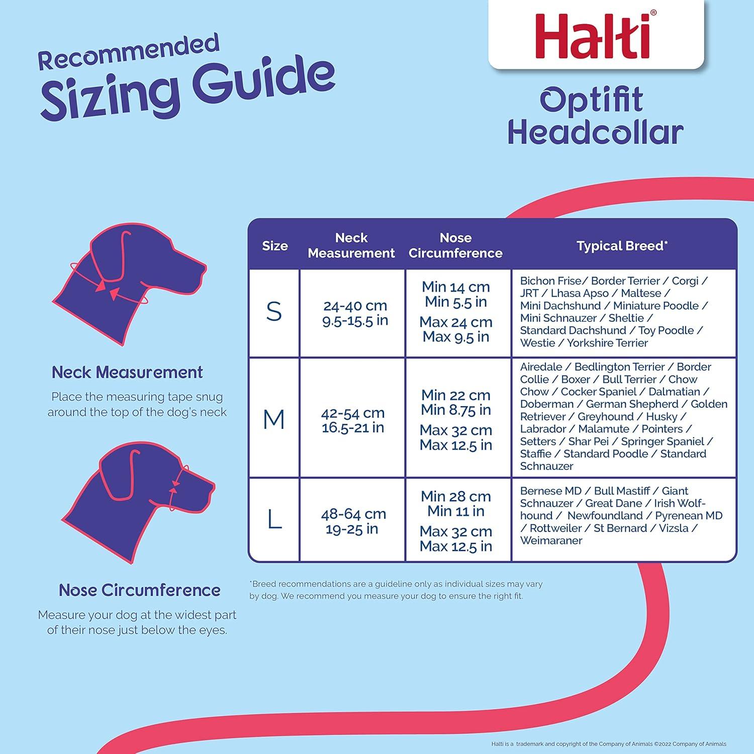 Collar de Cabeza HALTI Optifit Antitirones Mediano Ajustable