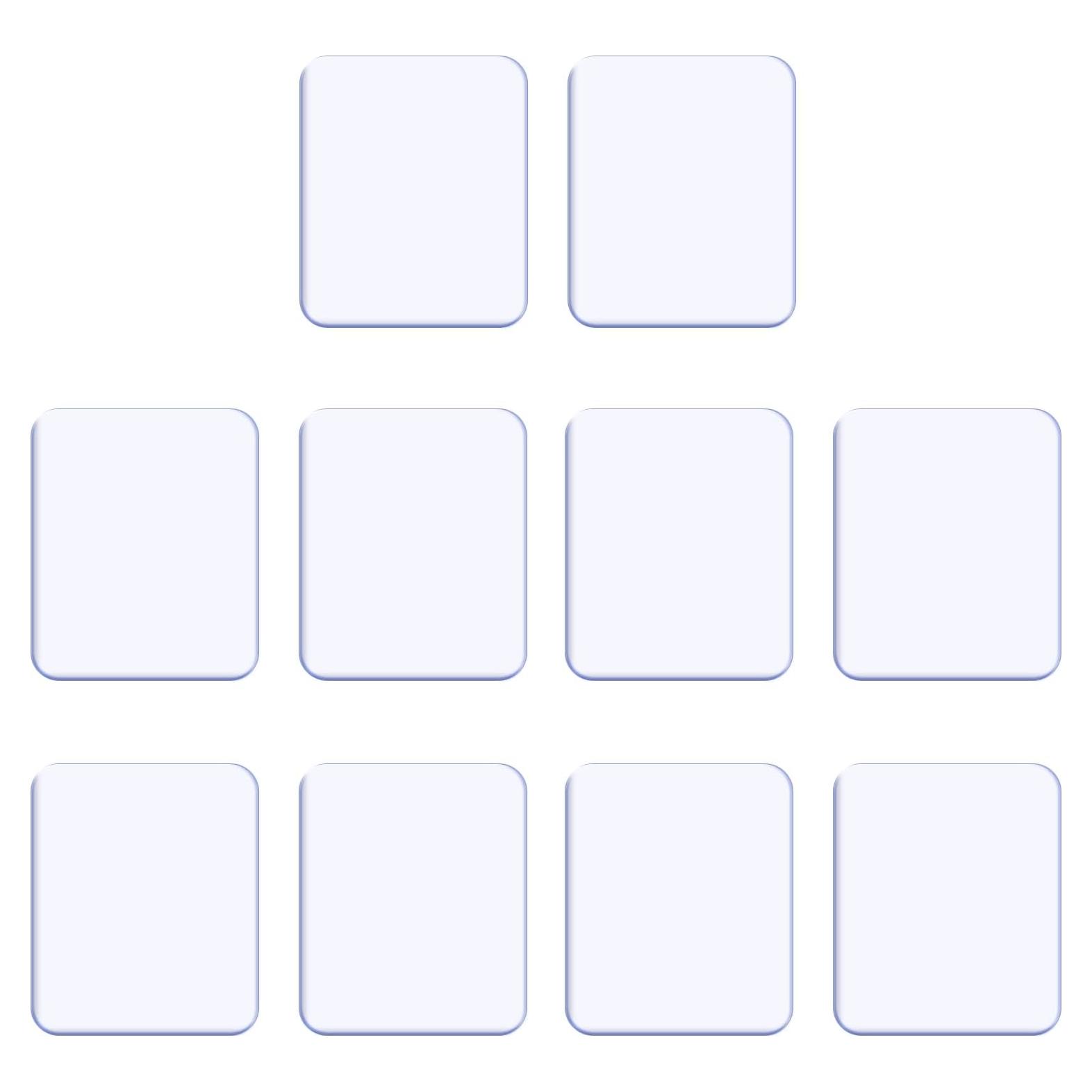 Almohadillas de Gel Adhesivas ZC GEL - Paquete de 10 Unidades