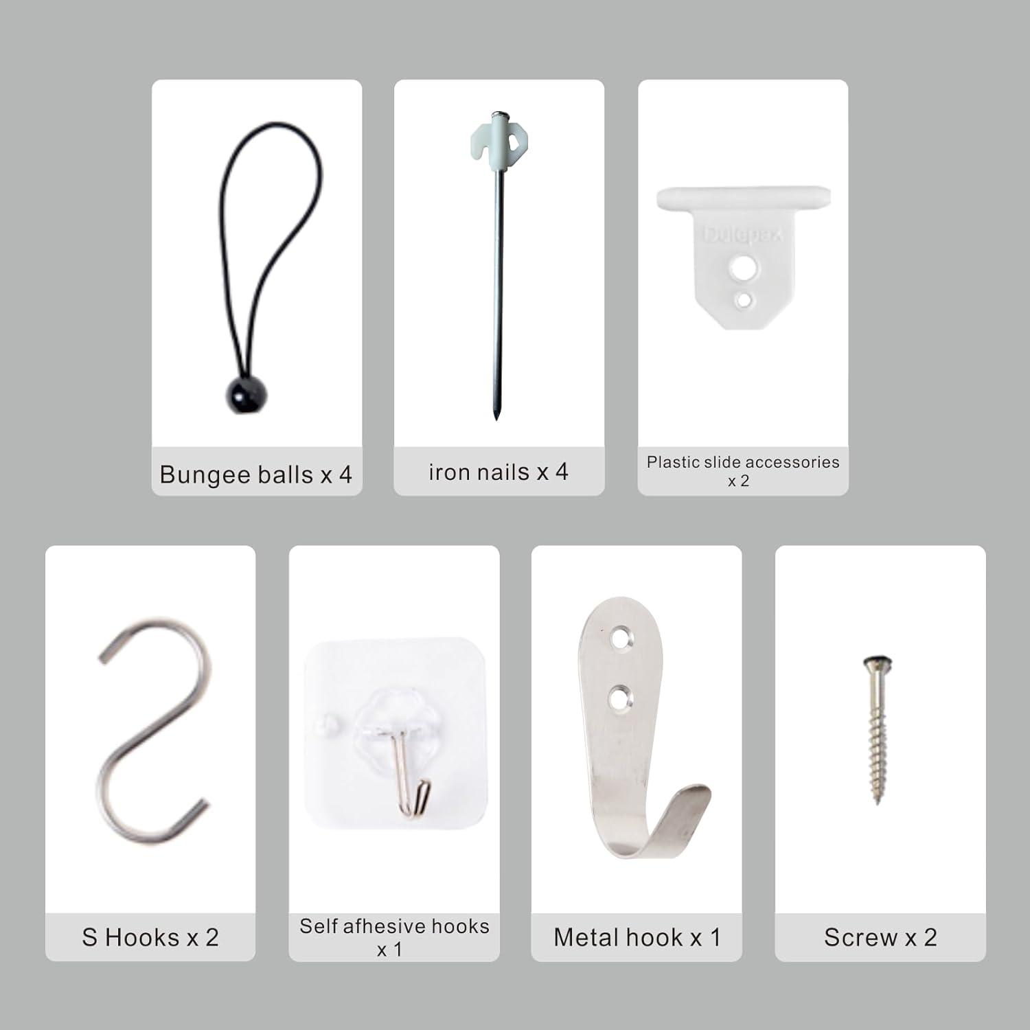 Pantalla de Sombra Lateral SHADEPLUS 2.74m x 2.13m Negra