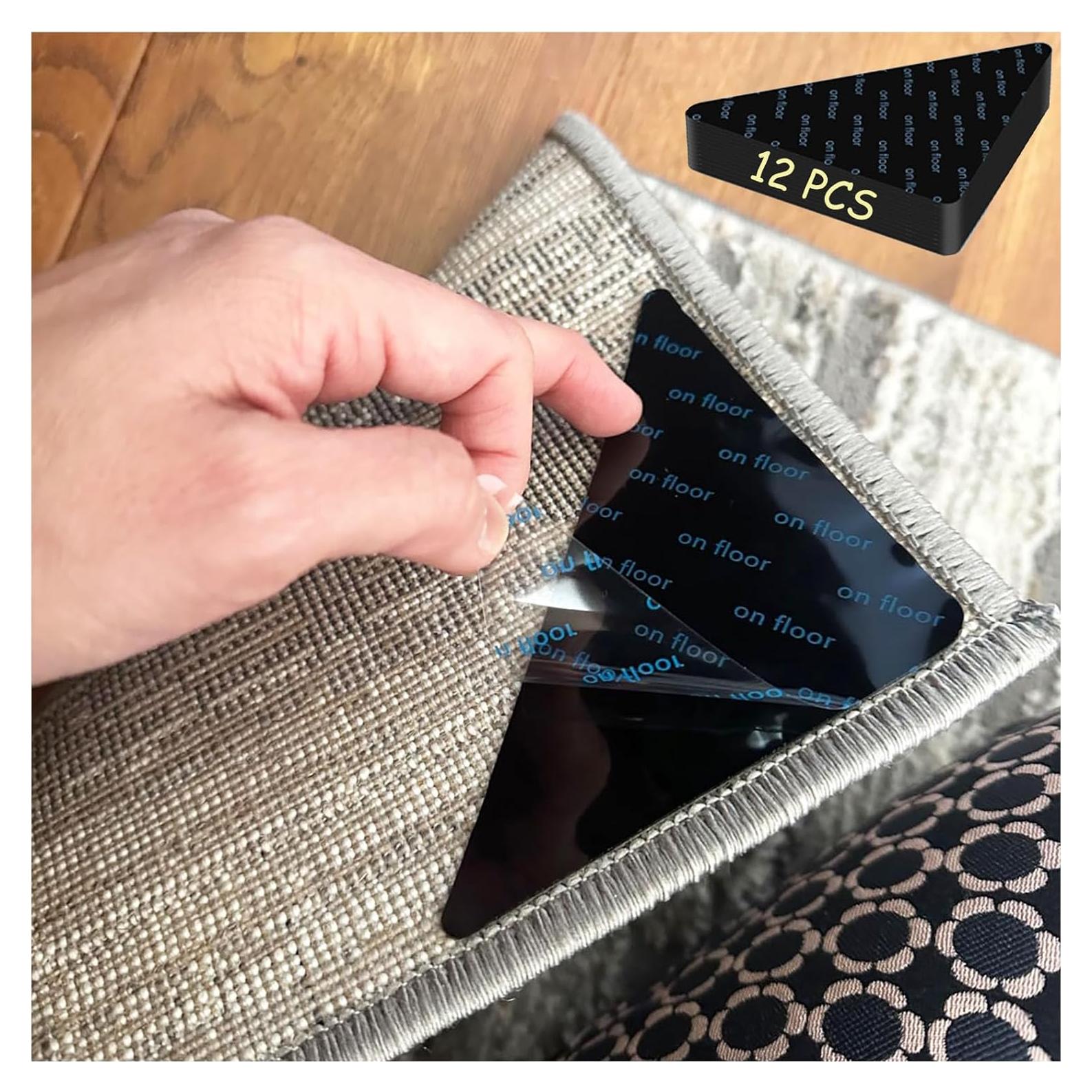 Cinta Adhesiva Doble Cara para Alfombra Rug GT-12, 12 Pcs