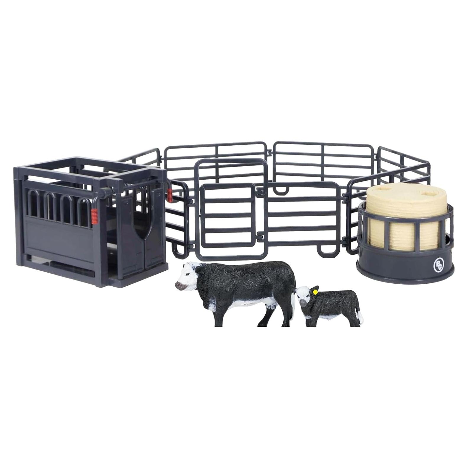 Conjunto de Rancho Black Angus 6666 Big Country Toys - Juego Realista