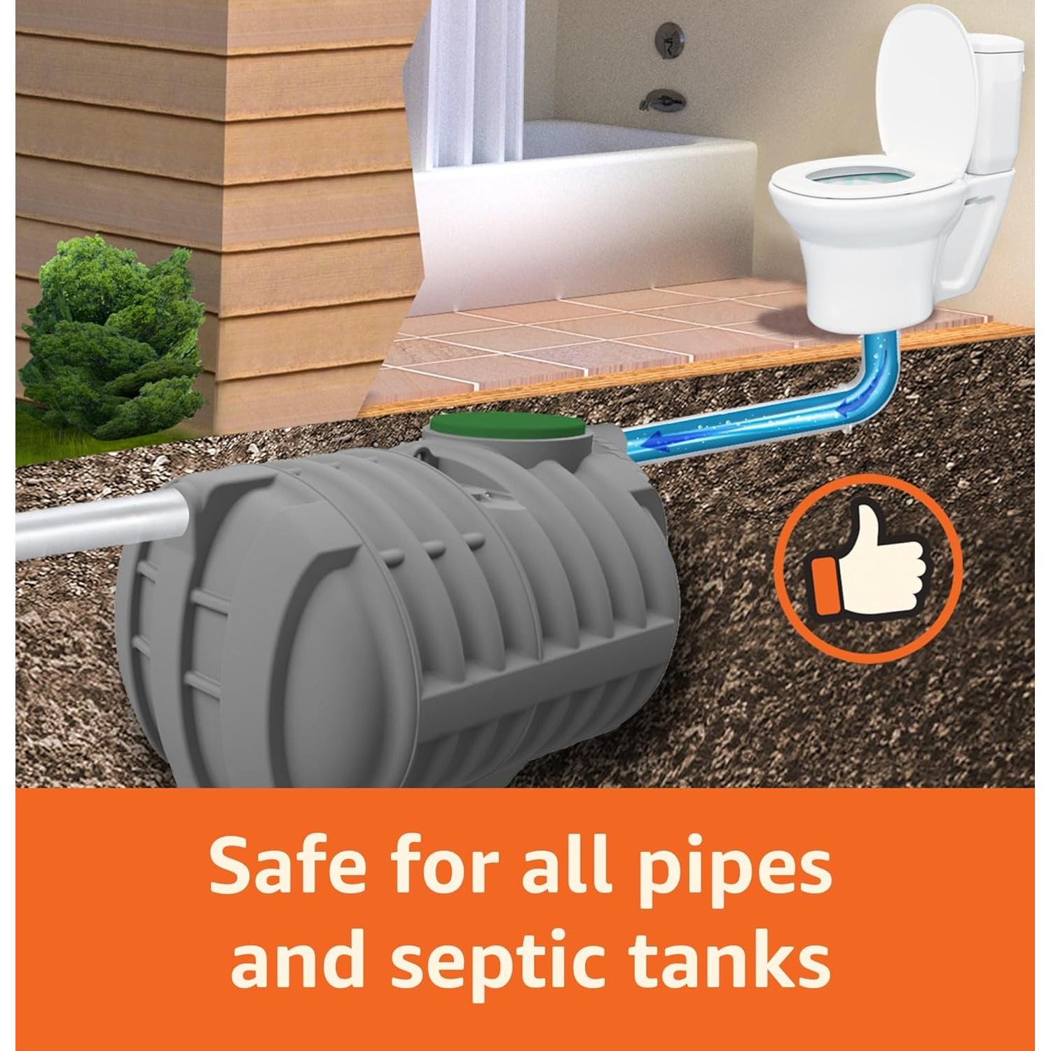 Amazon Basics Toilet Bowl Cleaner with Cling Action Formula, Bleach, Fresh Scent, 24 Fl Oz, Pack of 1