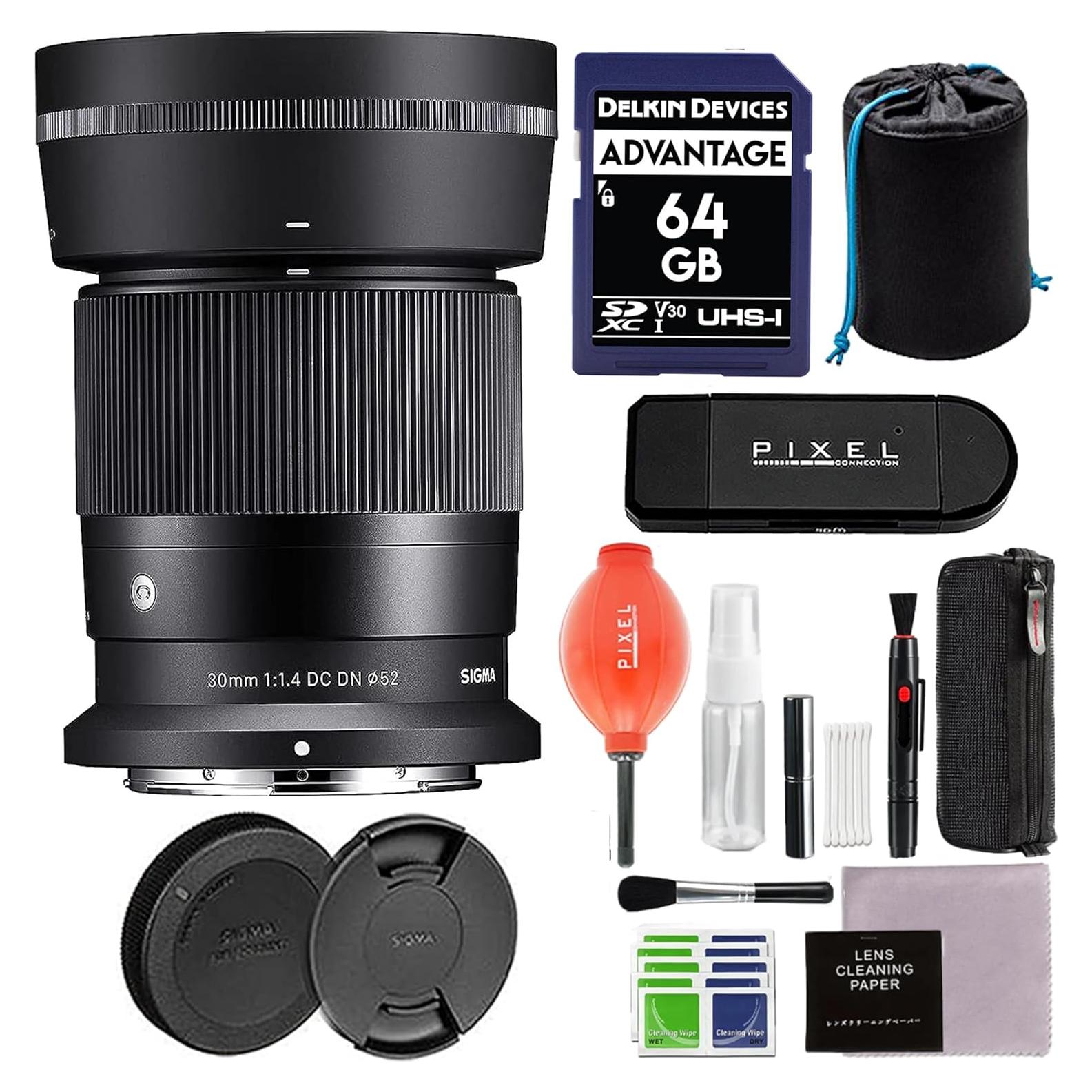 Lente Sigma 30mm f/1.4 DC DN para Nikon Z - Accesorios Incluidos