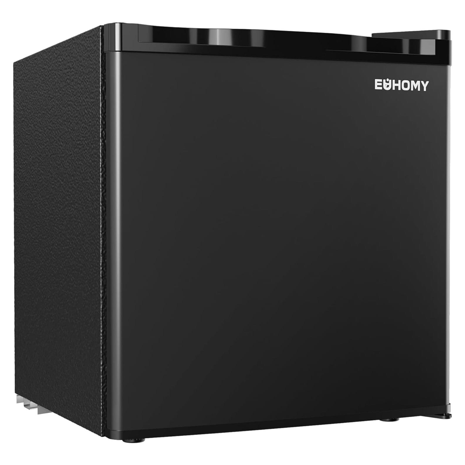 Mini Nevera EUHOMY 1.7 Pies Cúbicos Compacta Negra