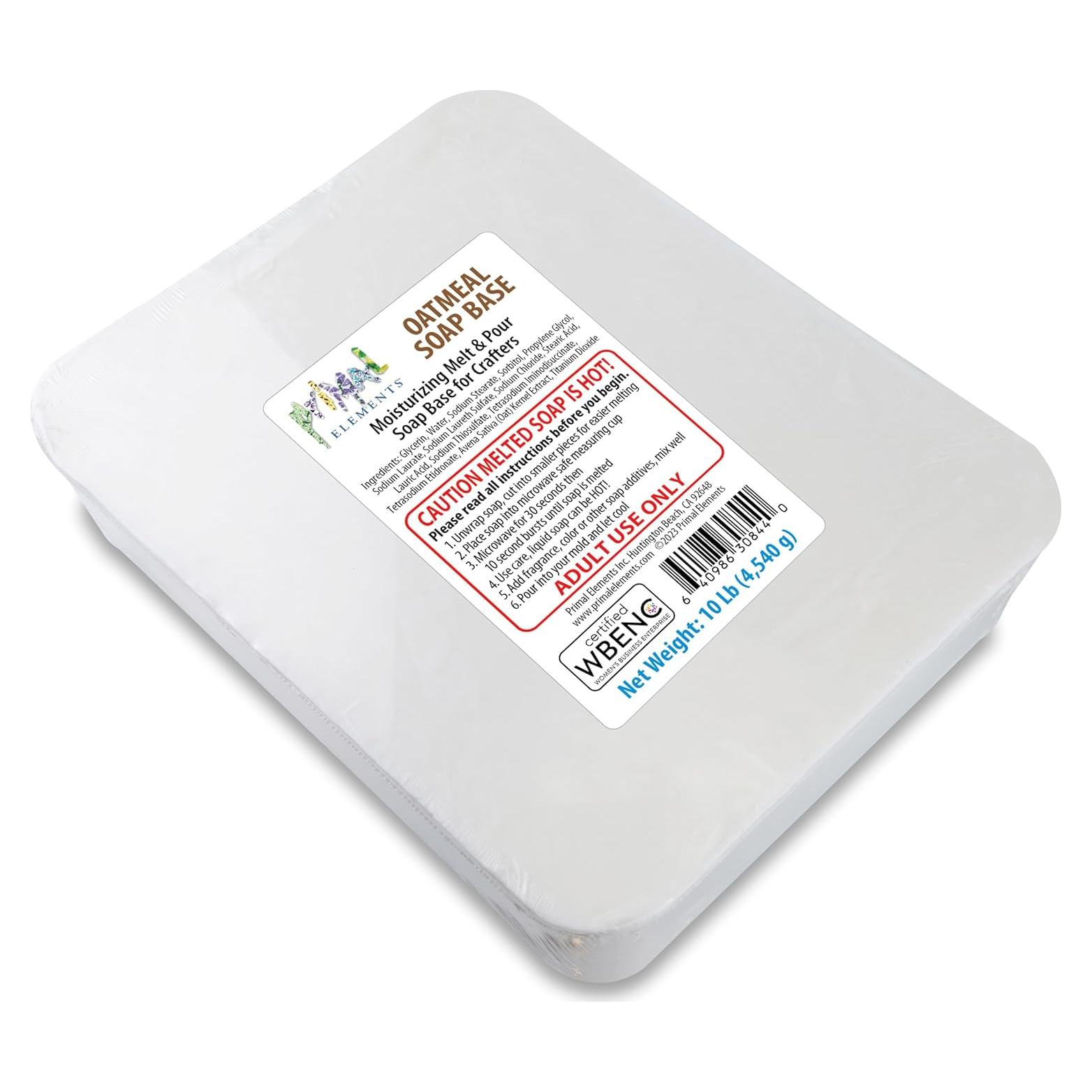 Base de Jabón de Avena Primal Elements - Glicerina 4.54 kg