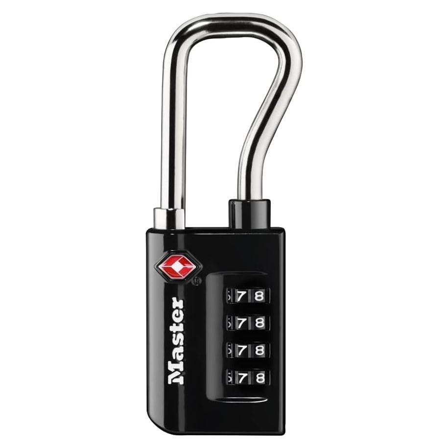 Candado de Equipaje Master Lock 4696D Combinación TSA Negro
