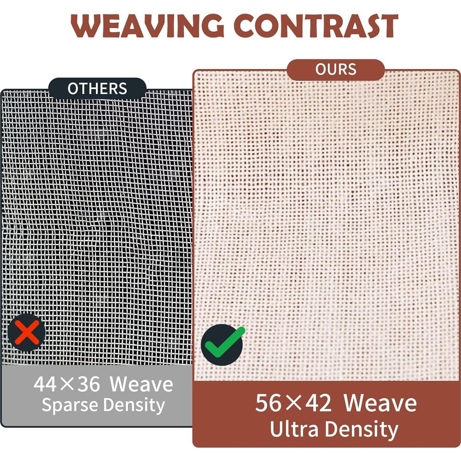 Paños de Queso Reutilizables Metflavor 3PCS 51x51cm Algodón