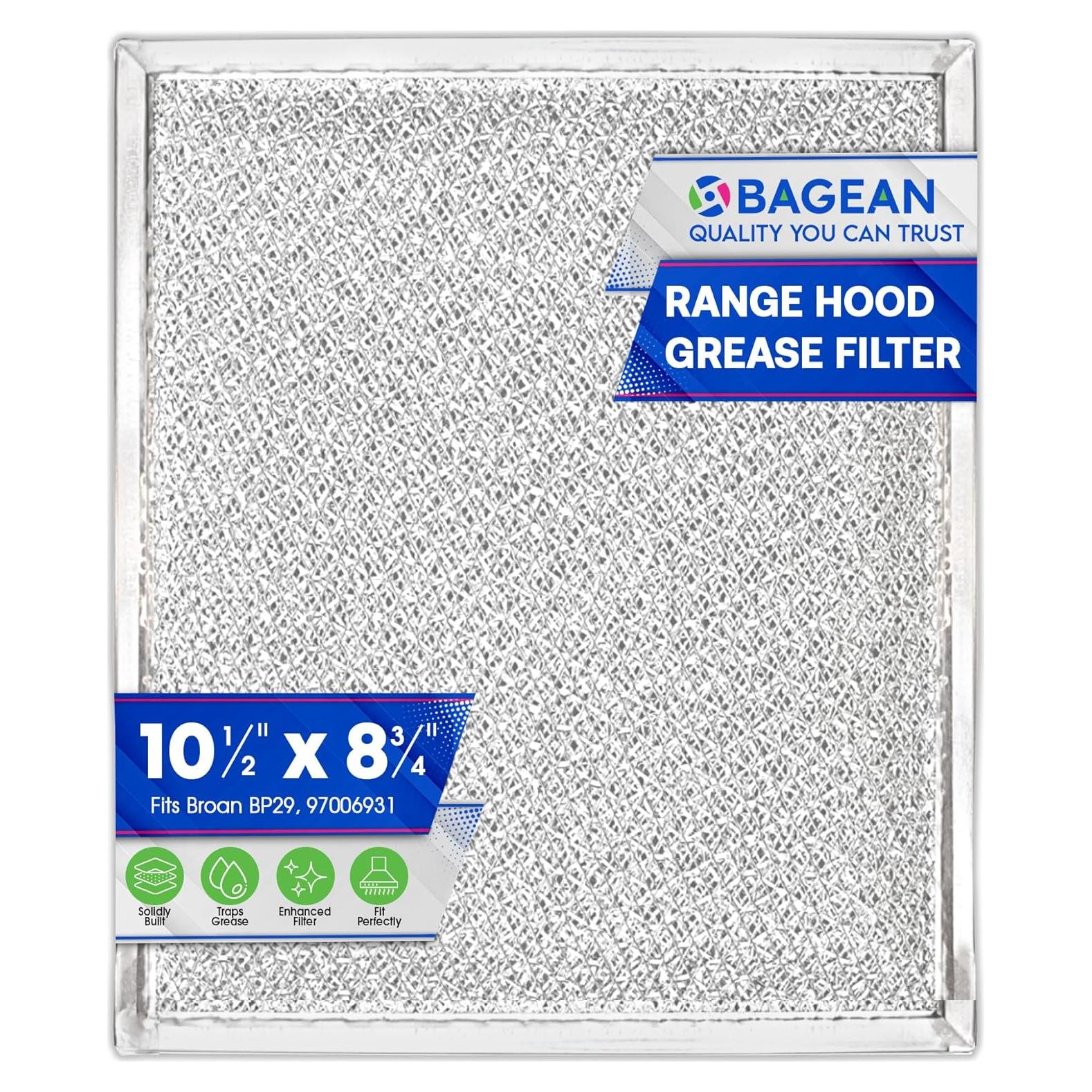 Filtro de Ventilación Bagean BP29 26.67 x 22.23 cm Aluminio