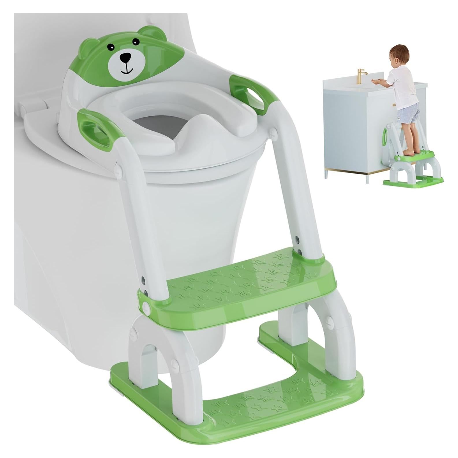 Asiento de Entrenamiento para Baño Koyosnier Verde 2 en 1