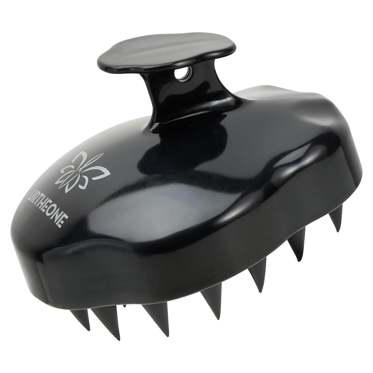 Cepillo Masajeador de Cuero Cabelludo URTHEONE Negro - Silicona Suave