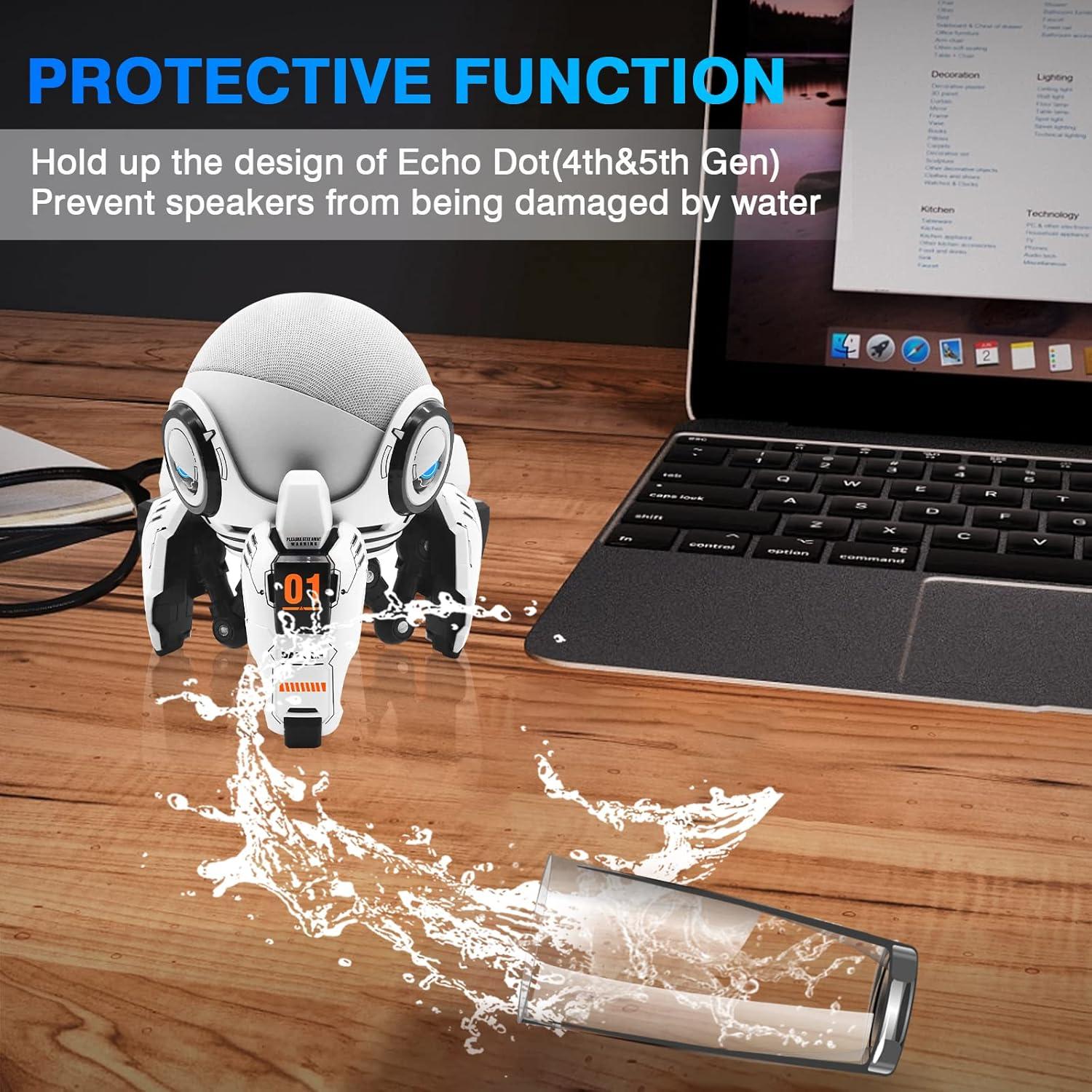 Soporte Echo Dot Madatop para 4ta/5ta Gen - Diseño Robot