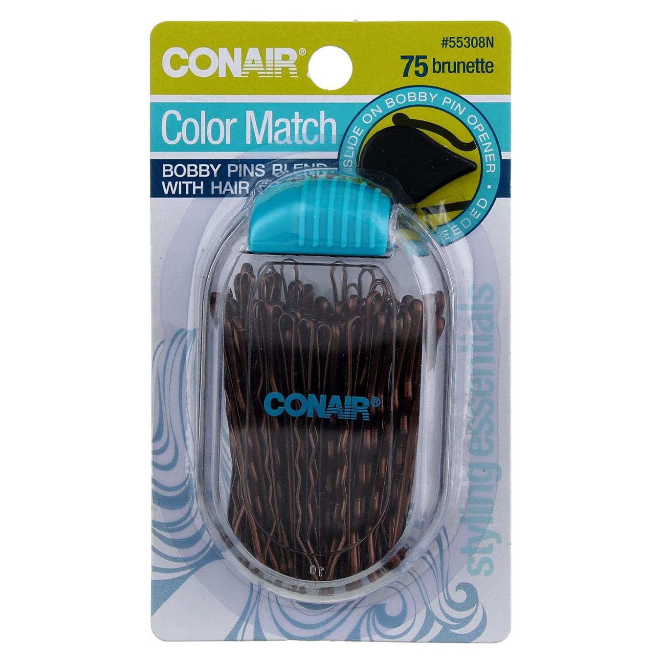 Pinzas para Cabello Conair 75 Unidades Marrón