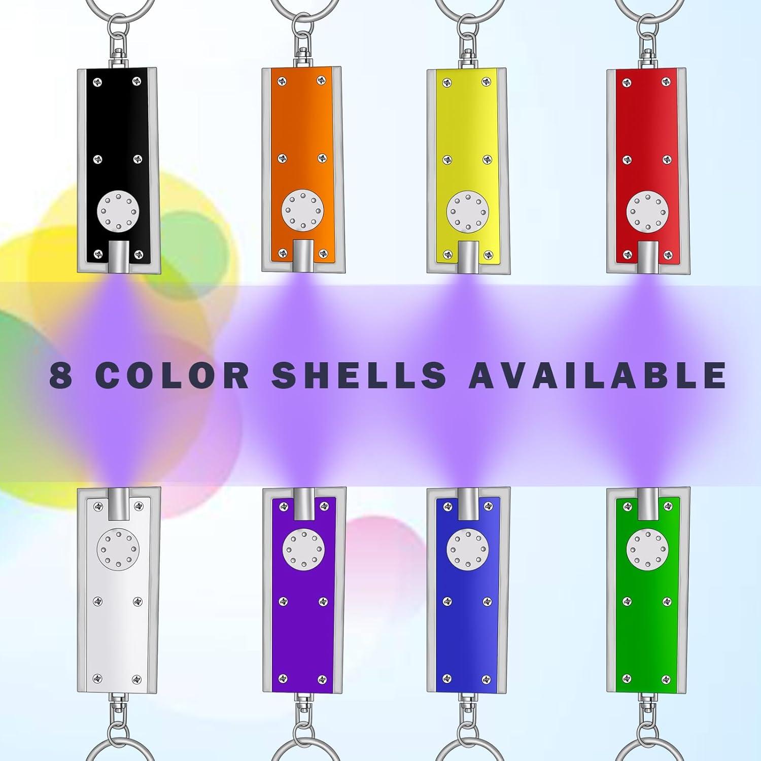 Linterna UV de Llave Daemson - 8 Piezas, Compacta y Portátil