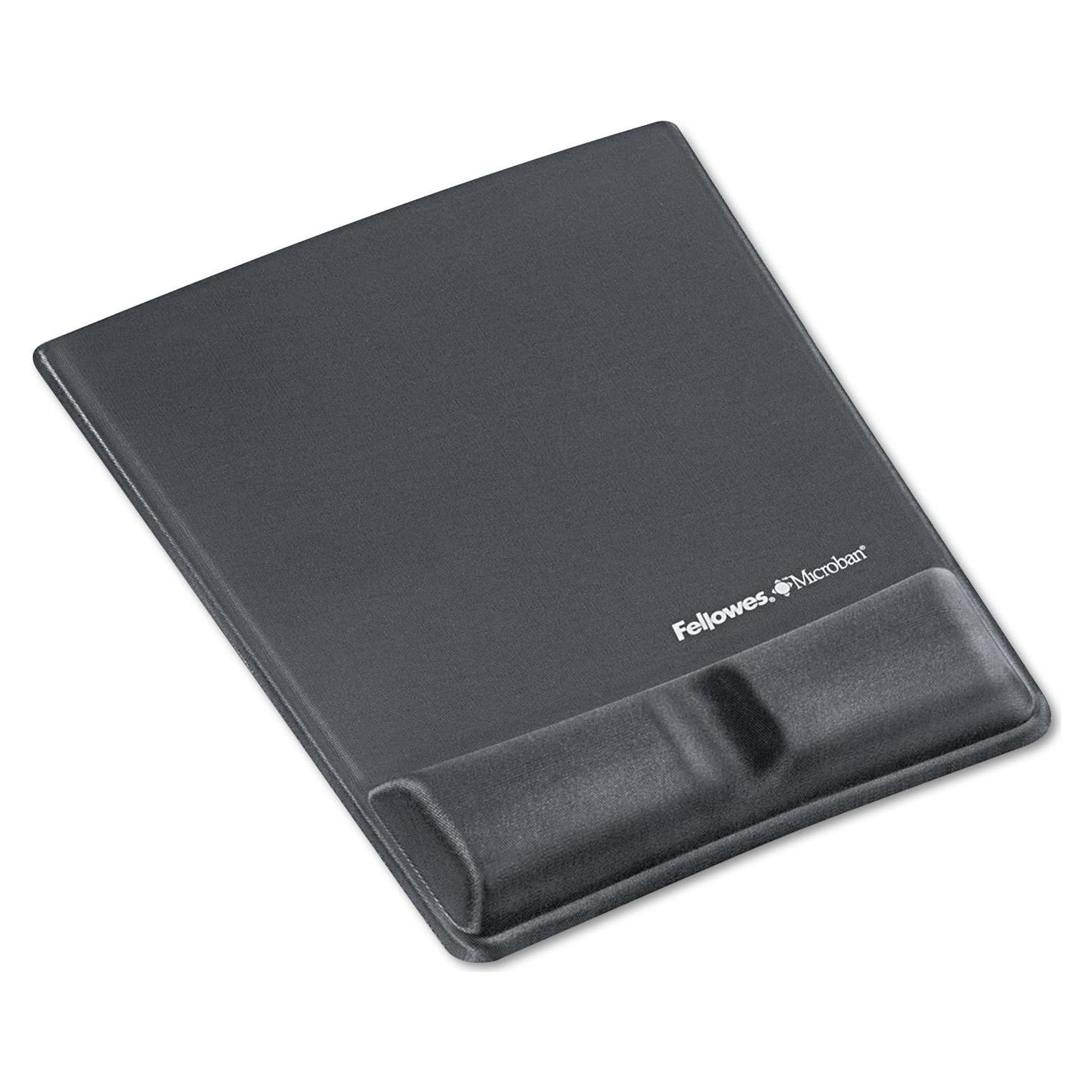 Soporte para Muñeca Fellowes MICROBAN Grafito 25.1x21.1cm