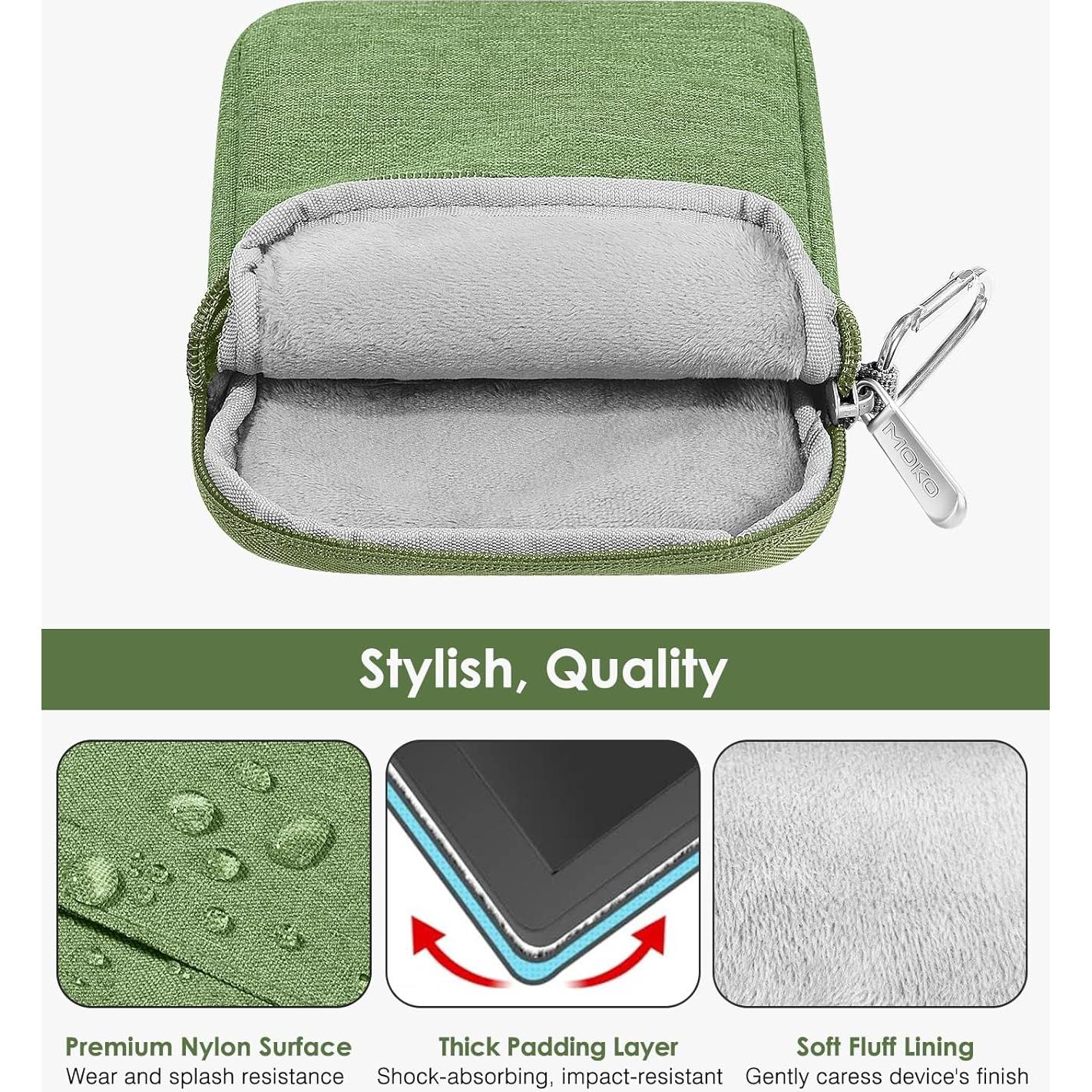 Funda MoKo para Kindle 6-7" Nylon Verde Pasto 2024