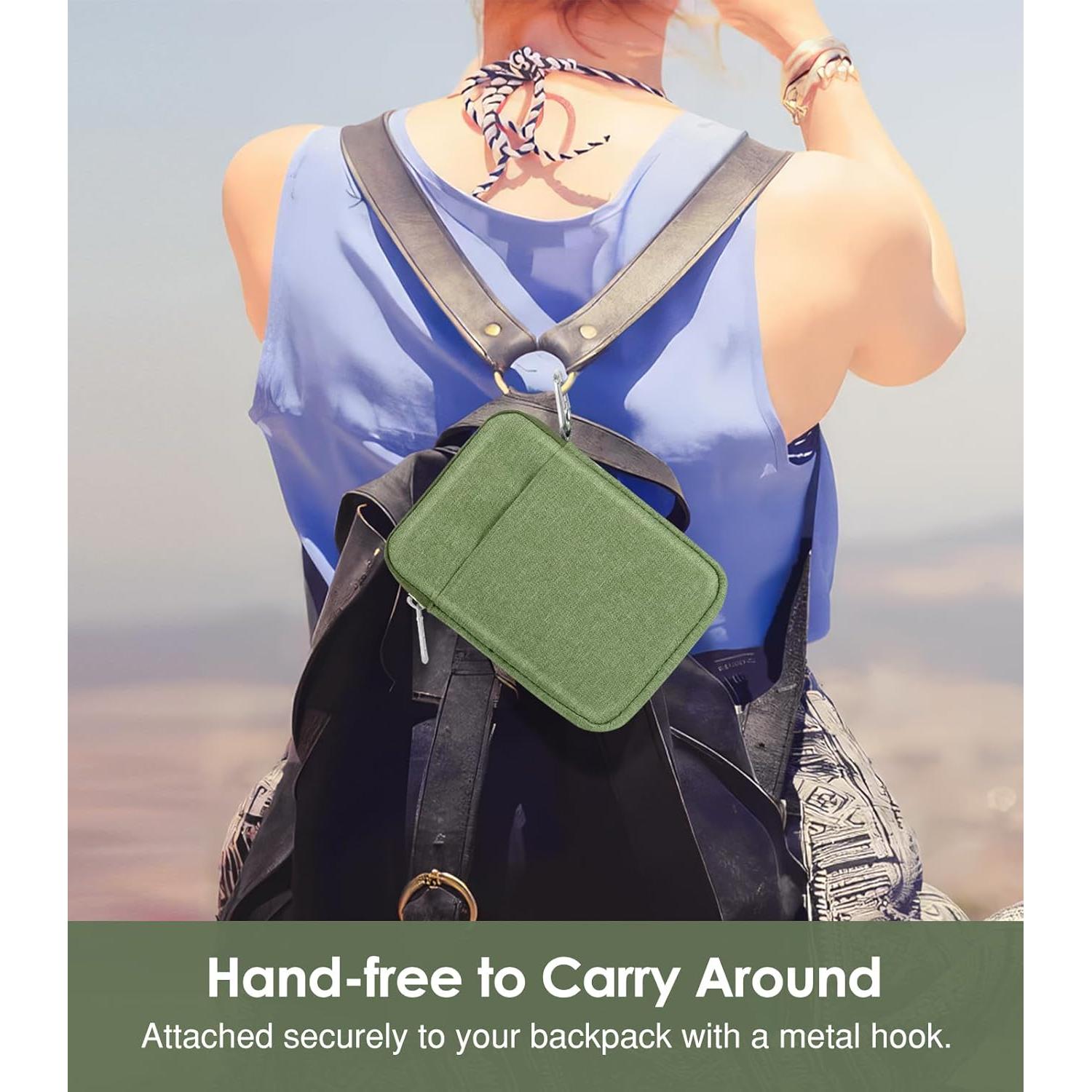 Funda MoKo para Kindle 6-7" Nylon Verde Pasto 2024