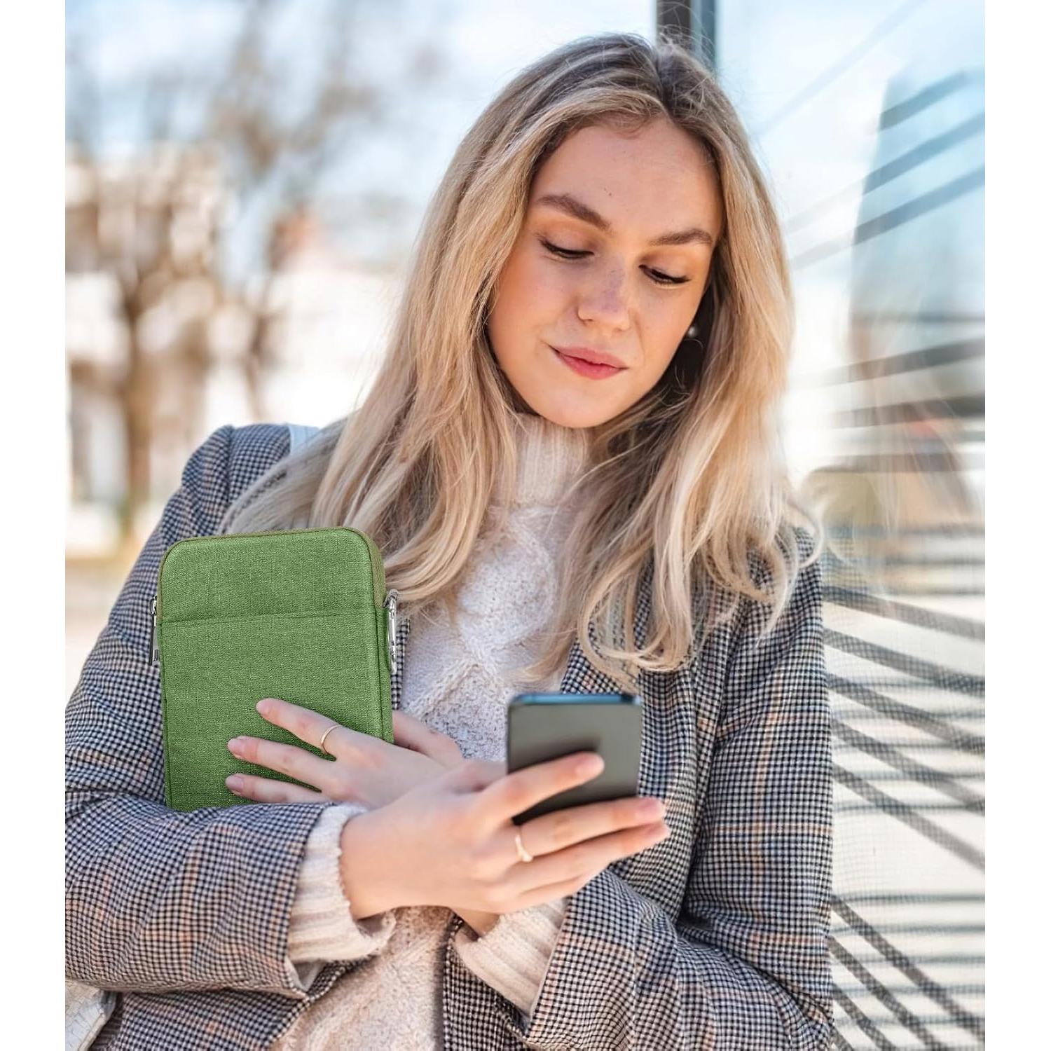 Funda MoKo para Kindle 6-7" Nylon Verde Pasto 2024