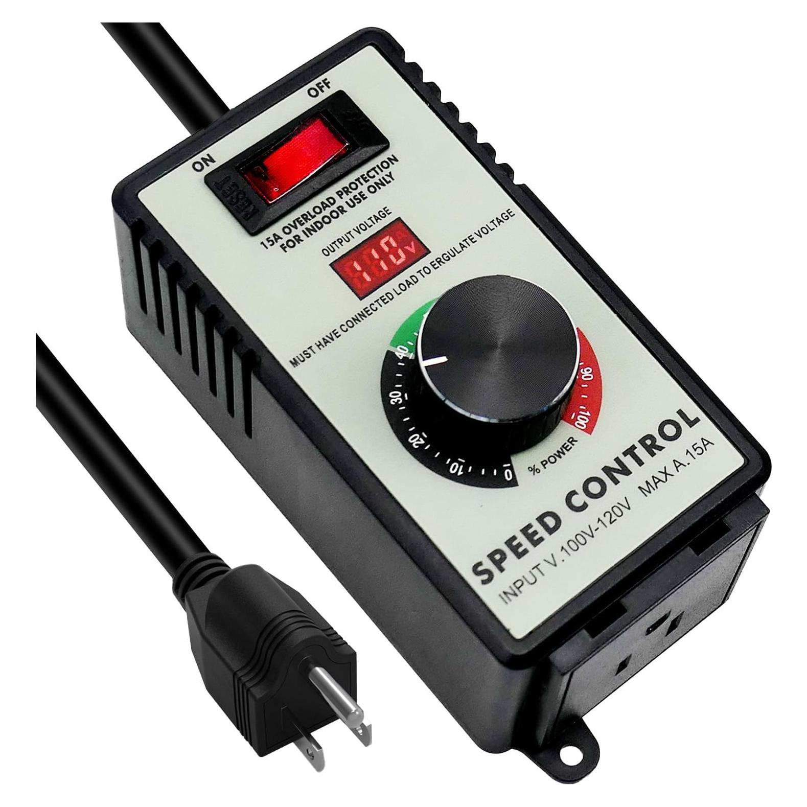 Controlador de Velocidad Variable GMURA con Pantalla LED y Gancho