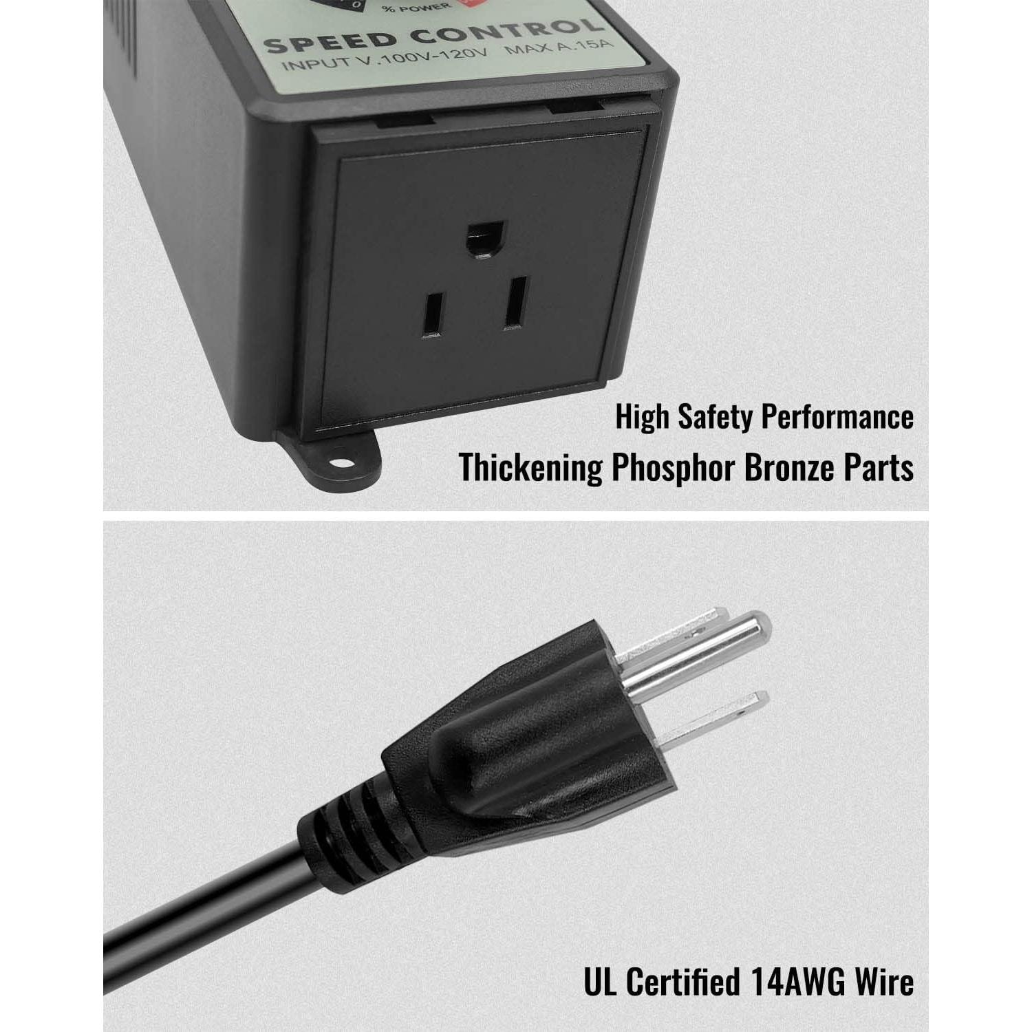 Controlador de Velocidad Variable GMURA con Pantalla LED y Gancho