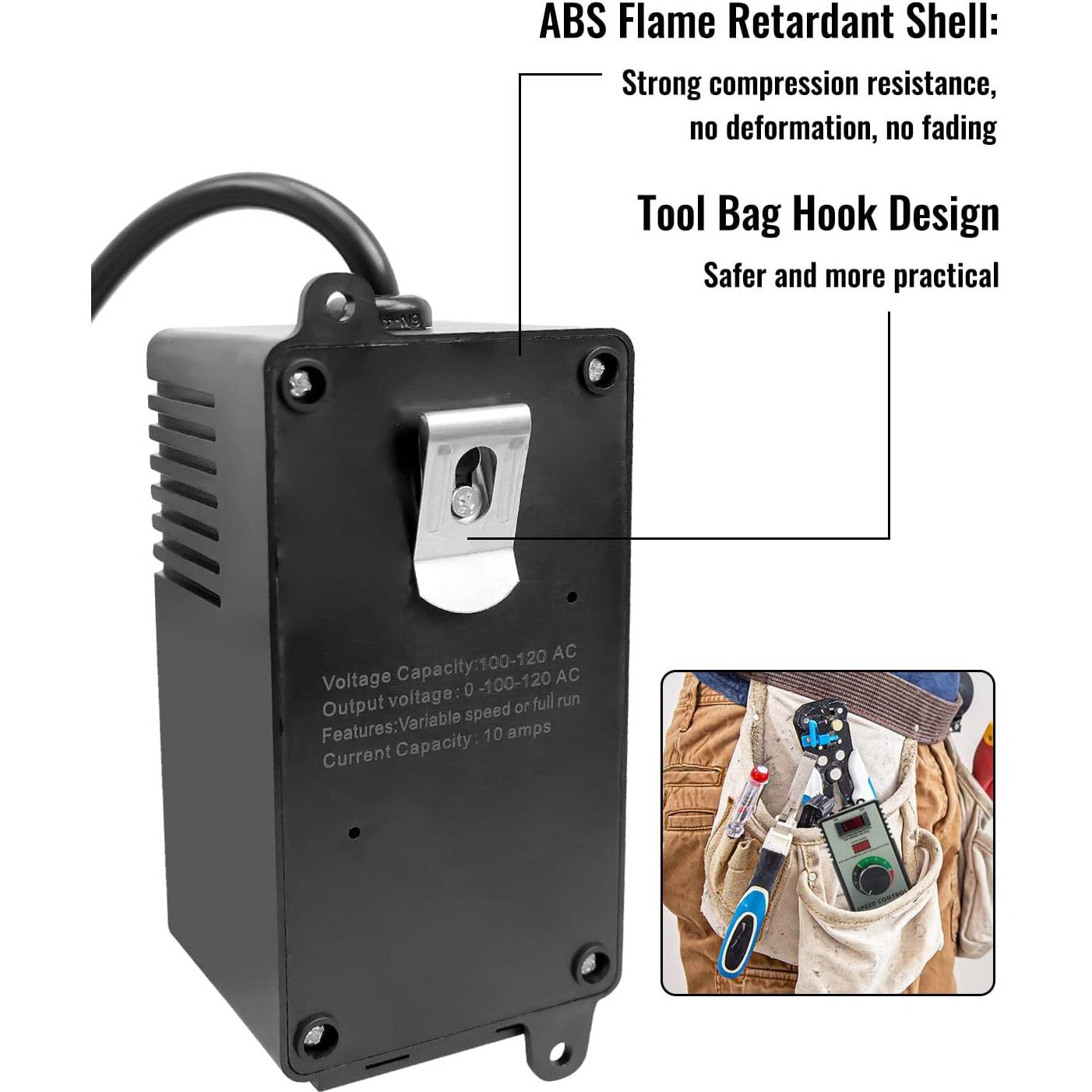 Controlador de Velocidad Variable GMURA con Pantalla LED y Gancho