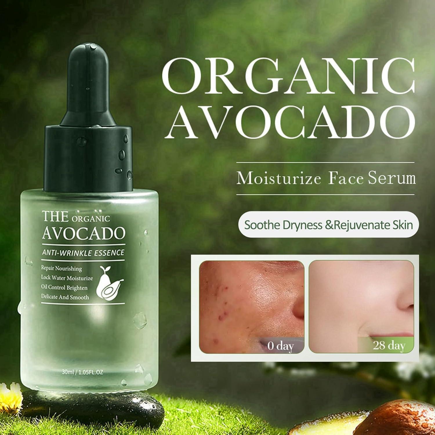 Set de Cuidado de Piel de Aguacate Rosarden 6 en 1 Hidratante