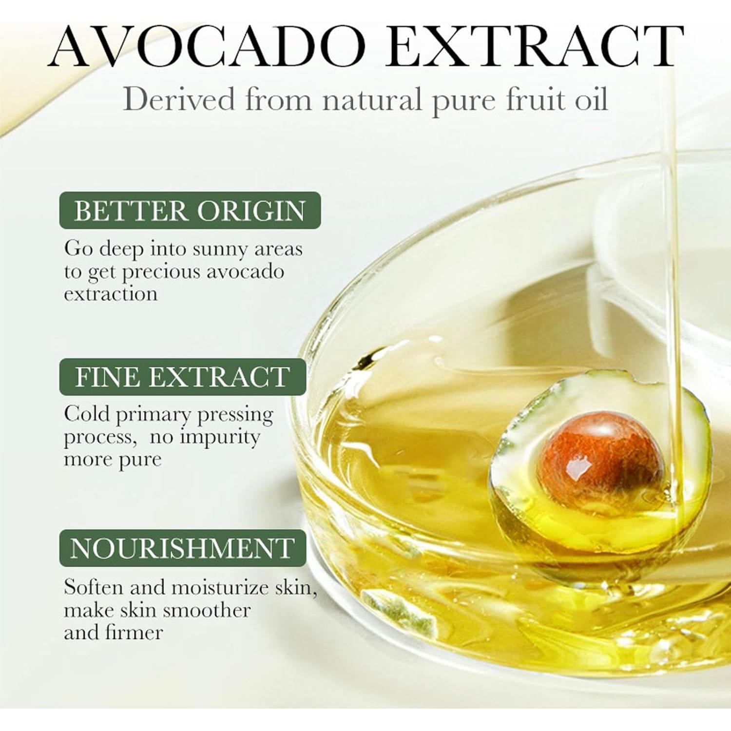 Set de Cuidado de Piel de Aguacate Rosarden 6 en 1 Hidratante