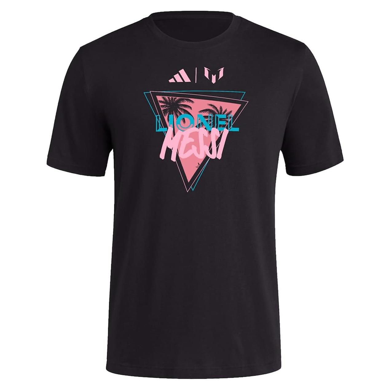 Camiseta de Fútbol Adidas Messi X Miami - Hombre - Negro - X-Large