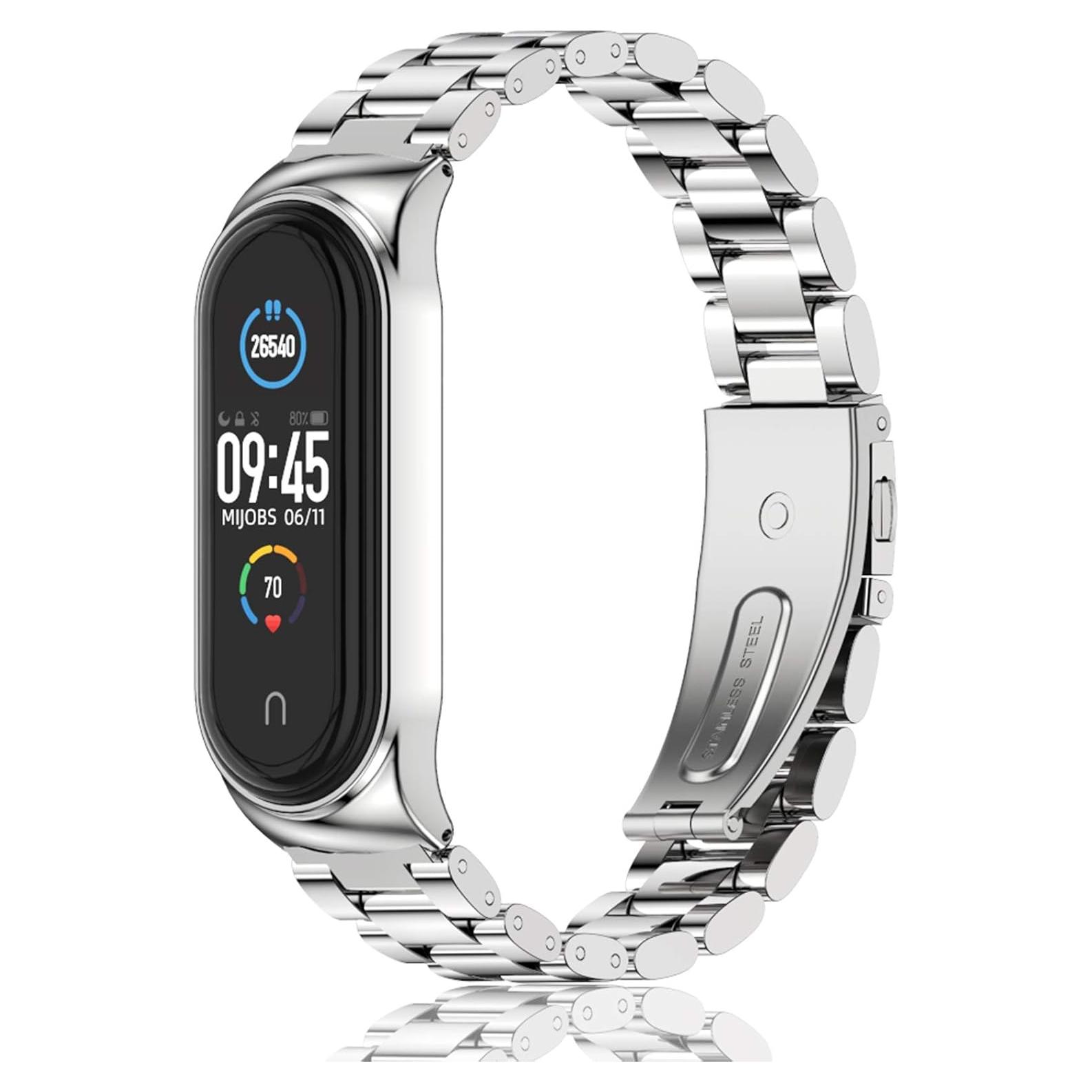 Correa MIJOBS de acero inoxidable para Mi Band 6/5/4/3