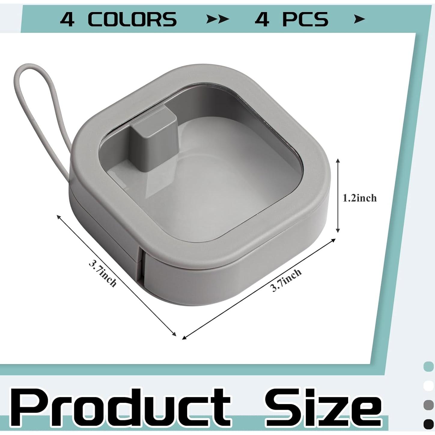 Organizadores de Coletas Kathfly 4 Pcs Colores Asortidos