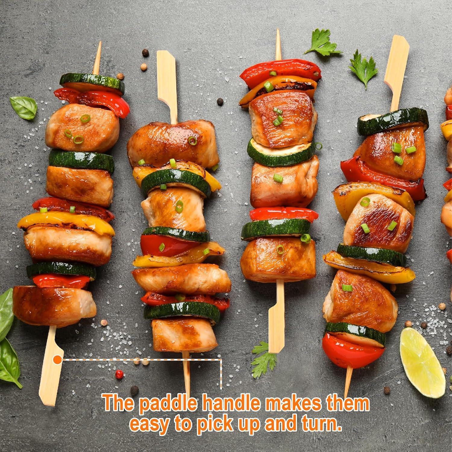 Brochetas de Bambú DOUDOULE 11.9 cm 300PCS para Aperitivos