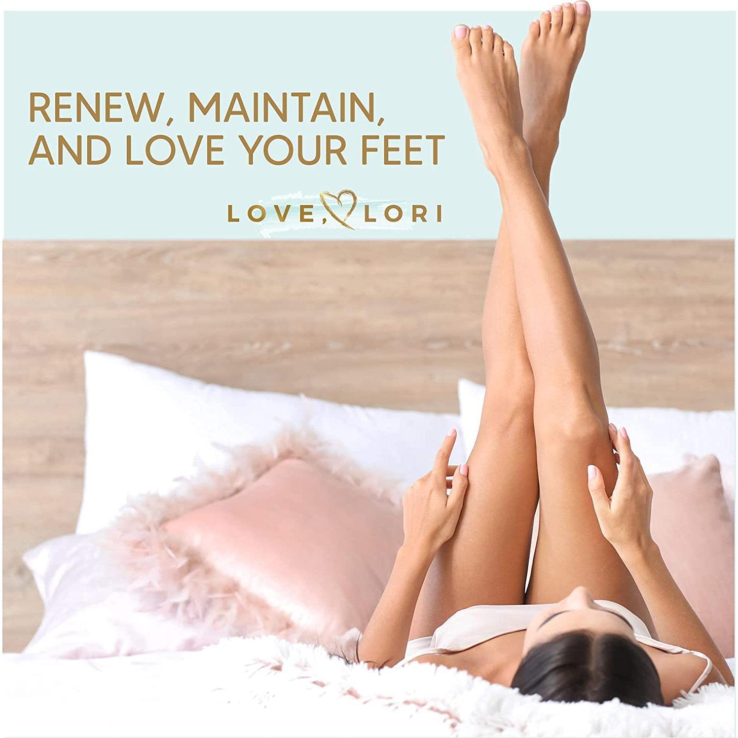 Calcetines Hidratantes Love Lori - Gel de Silicona Aloe, Talla 8.5