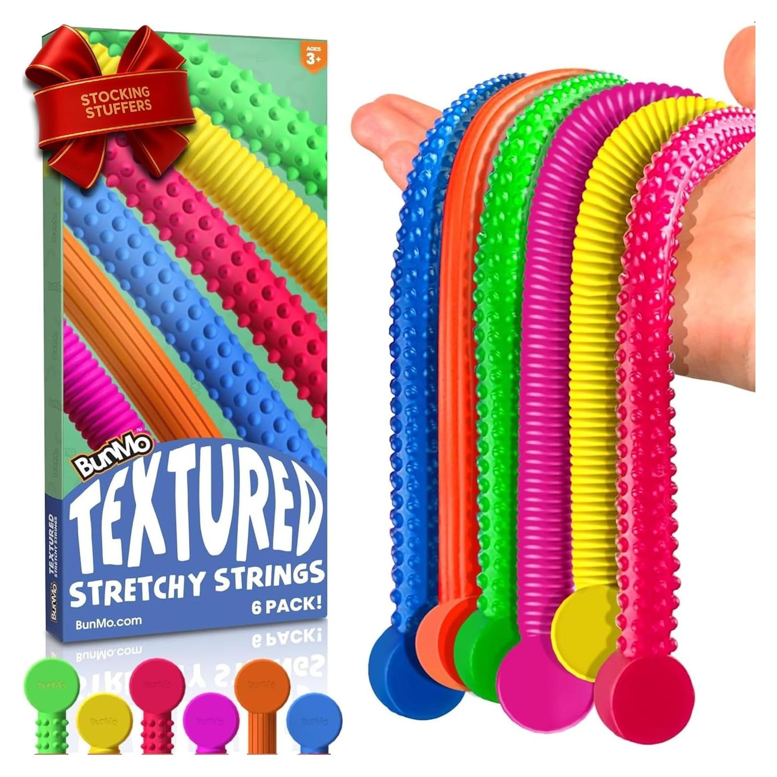 Rellenos de Calcetín Sensoriales BunMo - Paquete de 6 Texturizados