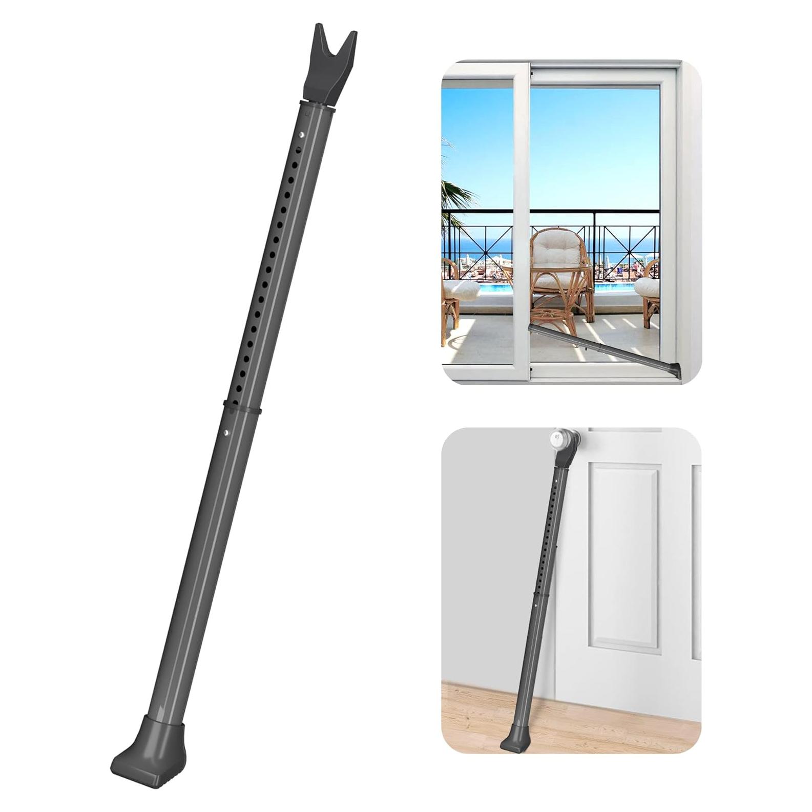 Barra de Seguridad para Puerta AceMining Ajustable 53-117 cm Gris