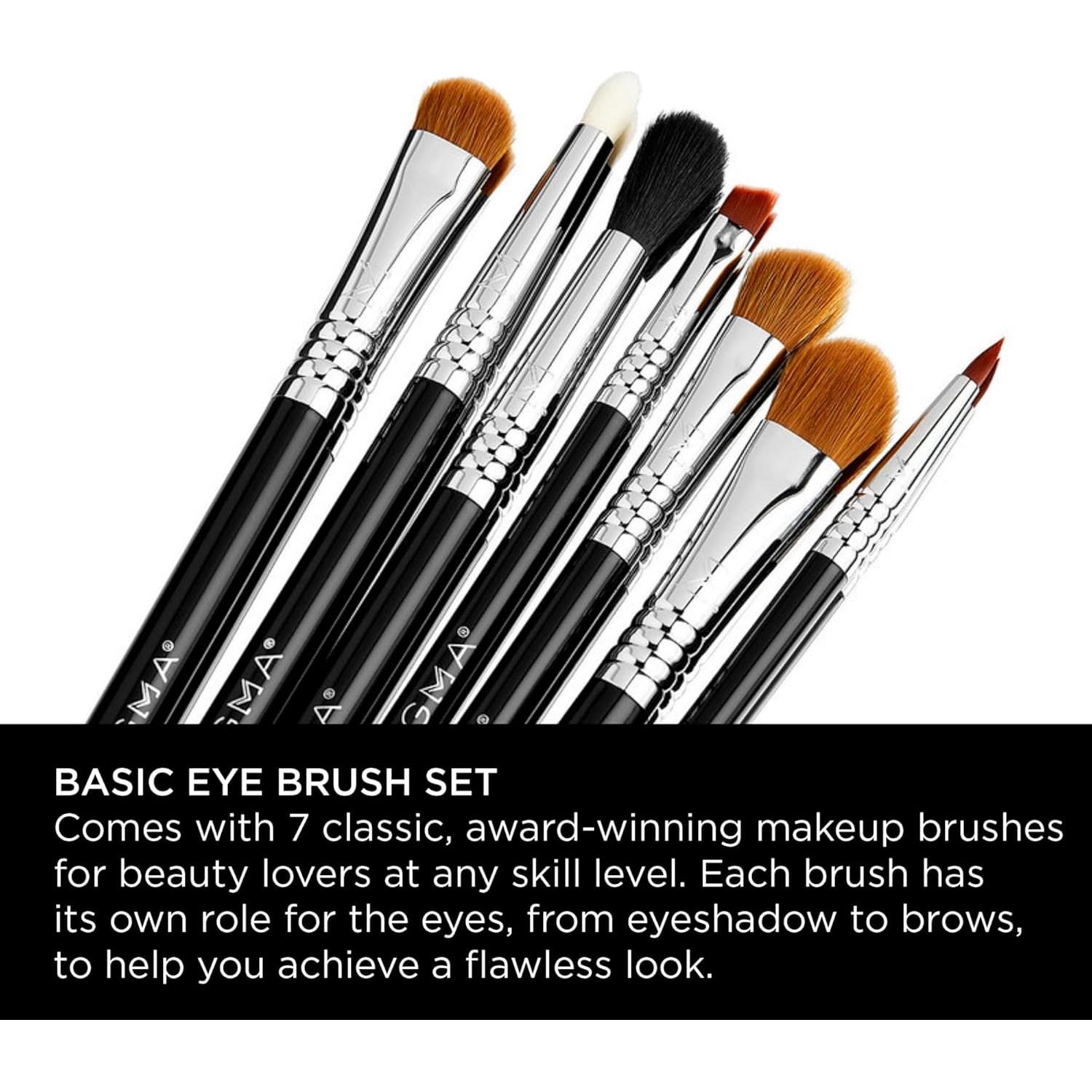 Conjunto de Brochas de Maquillaje para Ojos Sigma Beauty - 7 Piezas