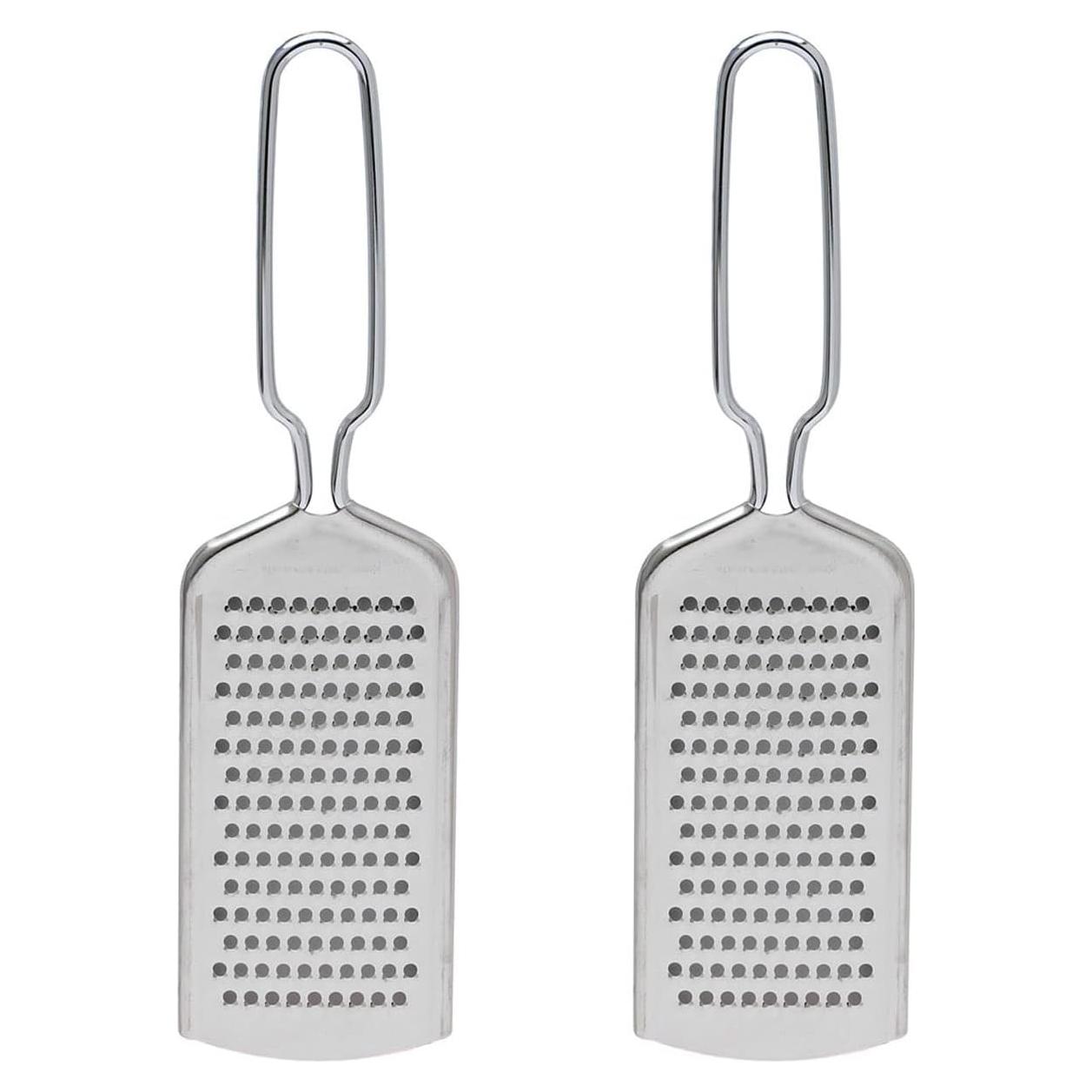 Rallador Zester Manual HIC Kitchen Acero Inoxidable Juego de 2