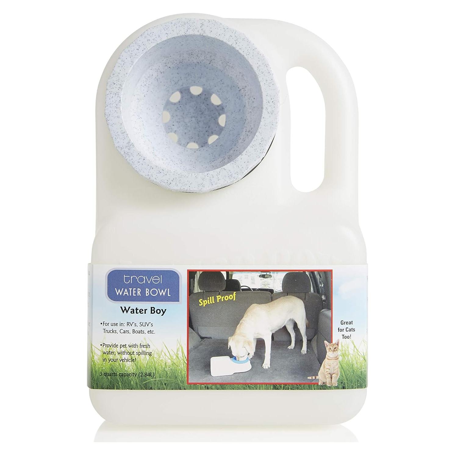 Tazón de Agua para Perros Lixit 2.84L Viaje Antiderrame