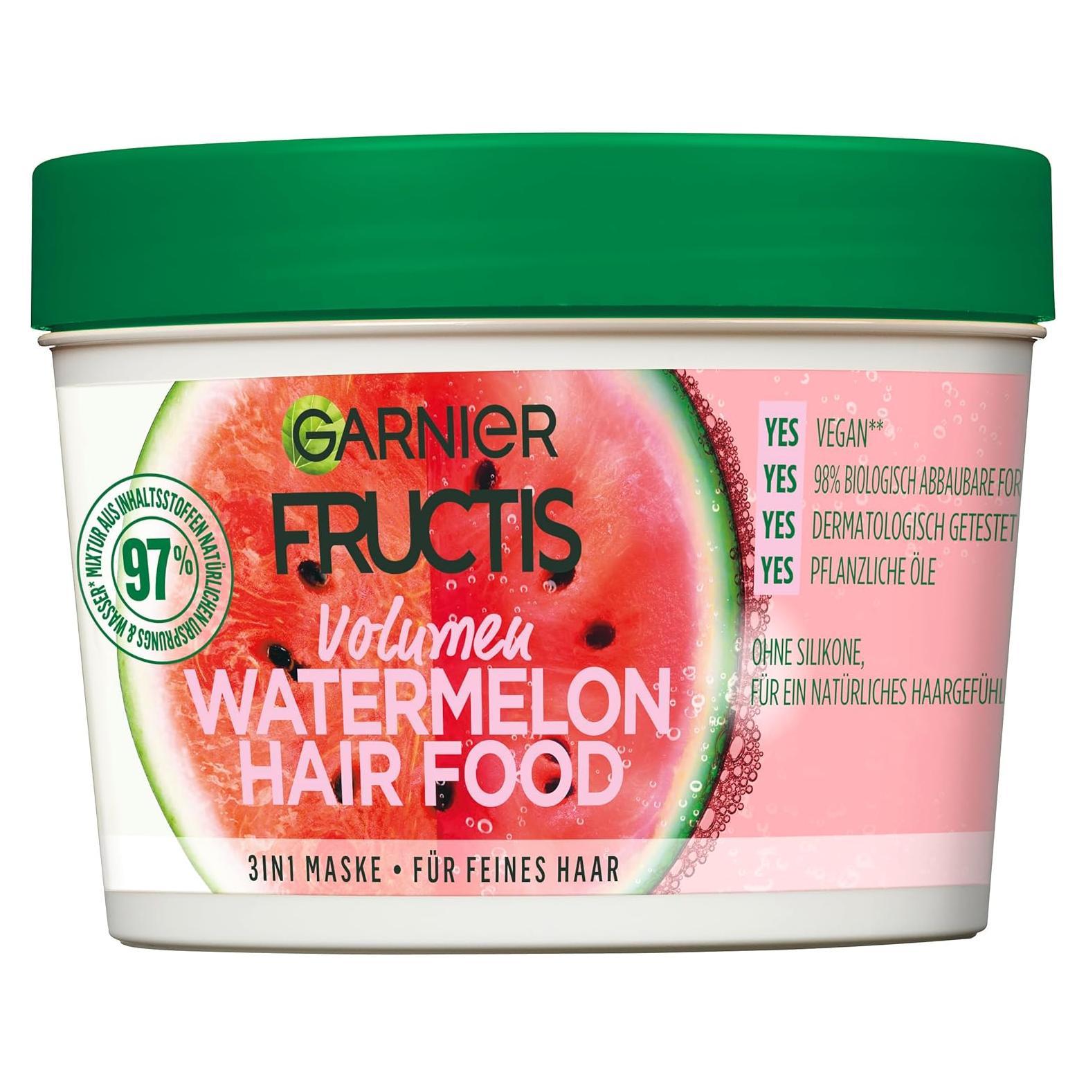 Mascarilla hidratante 3 en 1 Garnier Fructis Sandía 390 ml