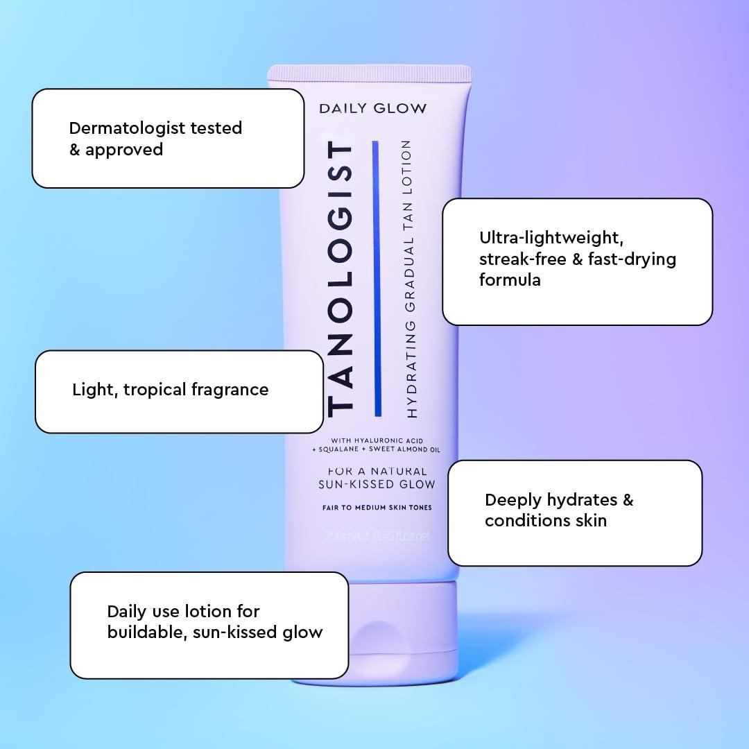 Loción Corporal Hidratante Brillo Diario Tanologist 250ml