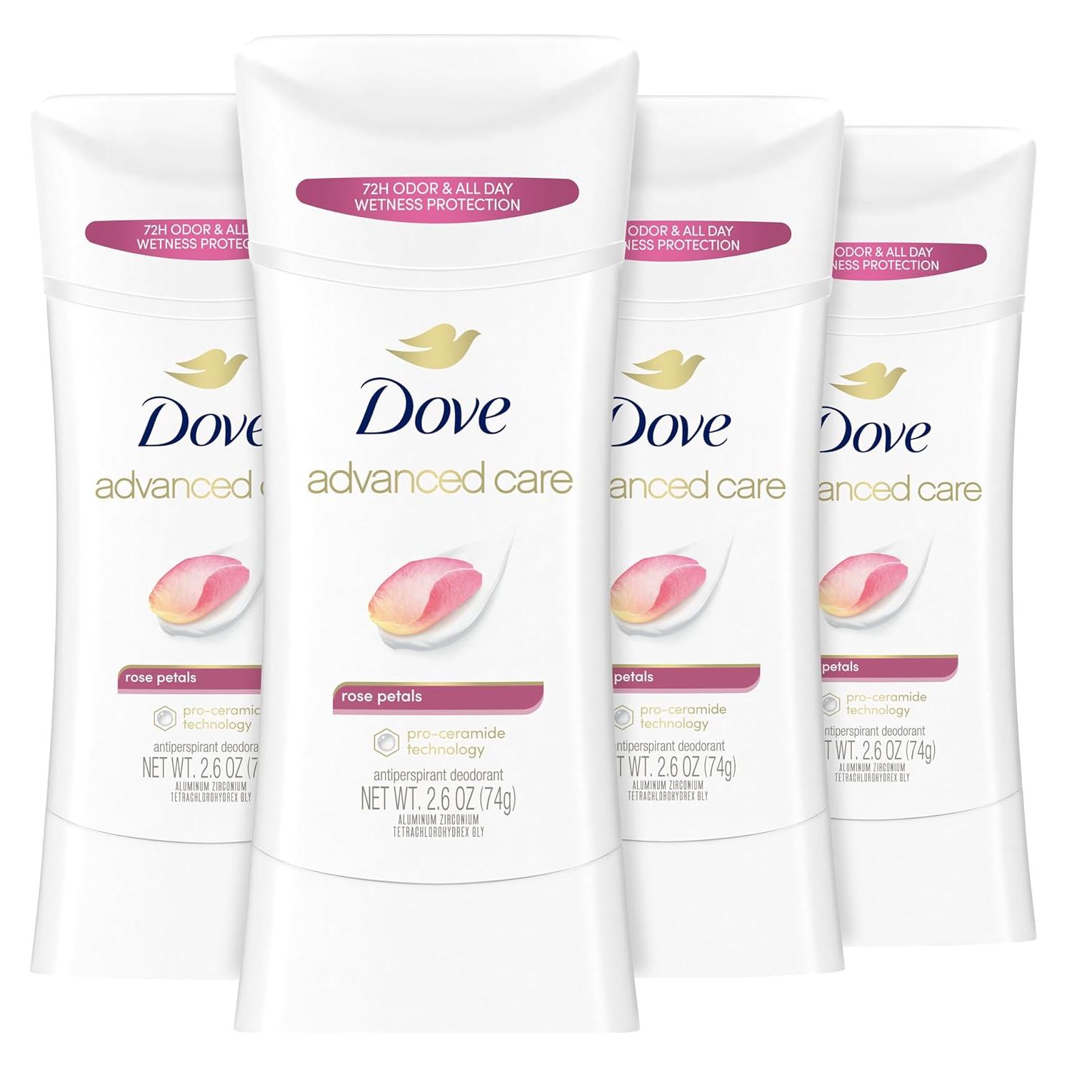 Desodorante Antitranspirante Dove Pétalos de Rosa 59.83 g