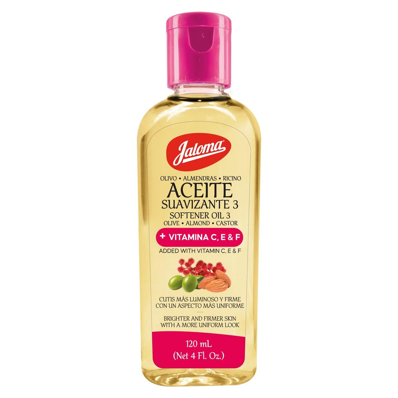 Mezcla de 3 Aceites Jaloma 118.3 ml - Oliva, Almendra, Ricino