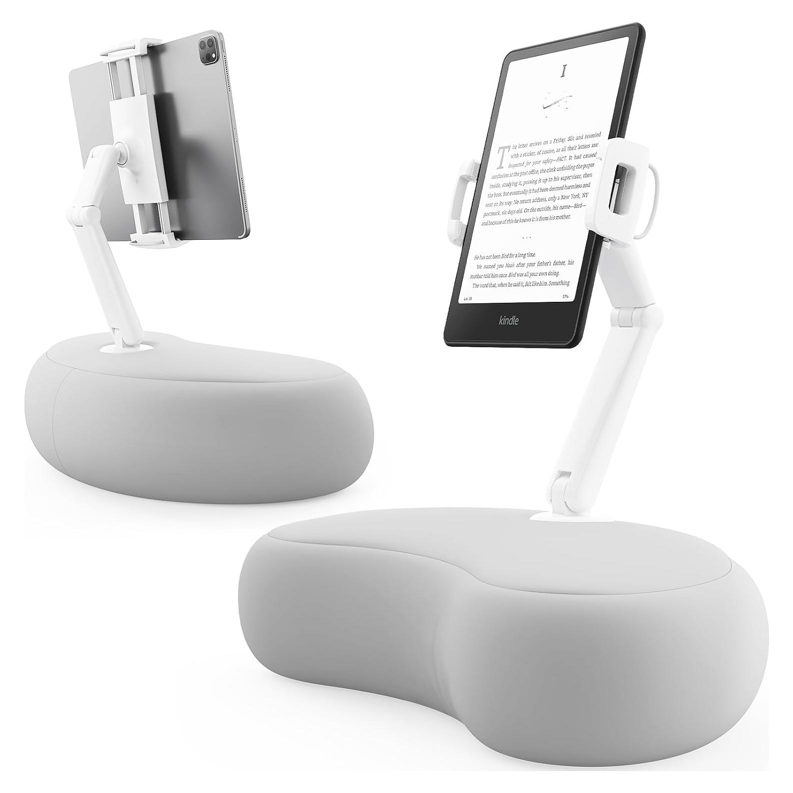 SAIJI Soporte de Almohada para Tableta Ajustable 360° Gris