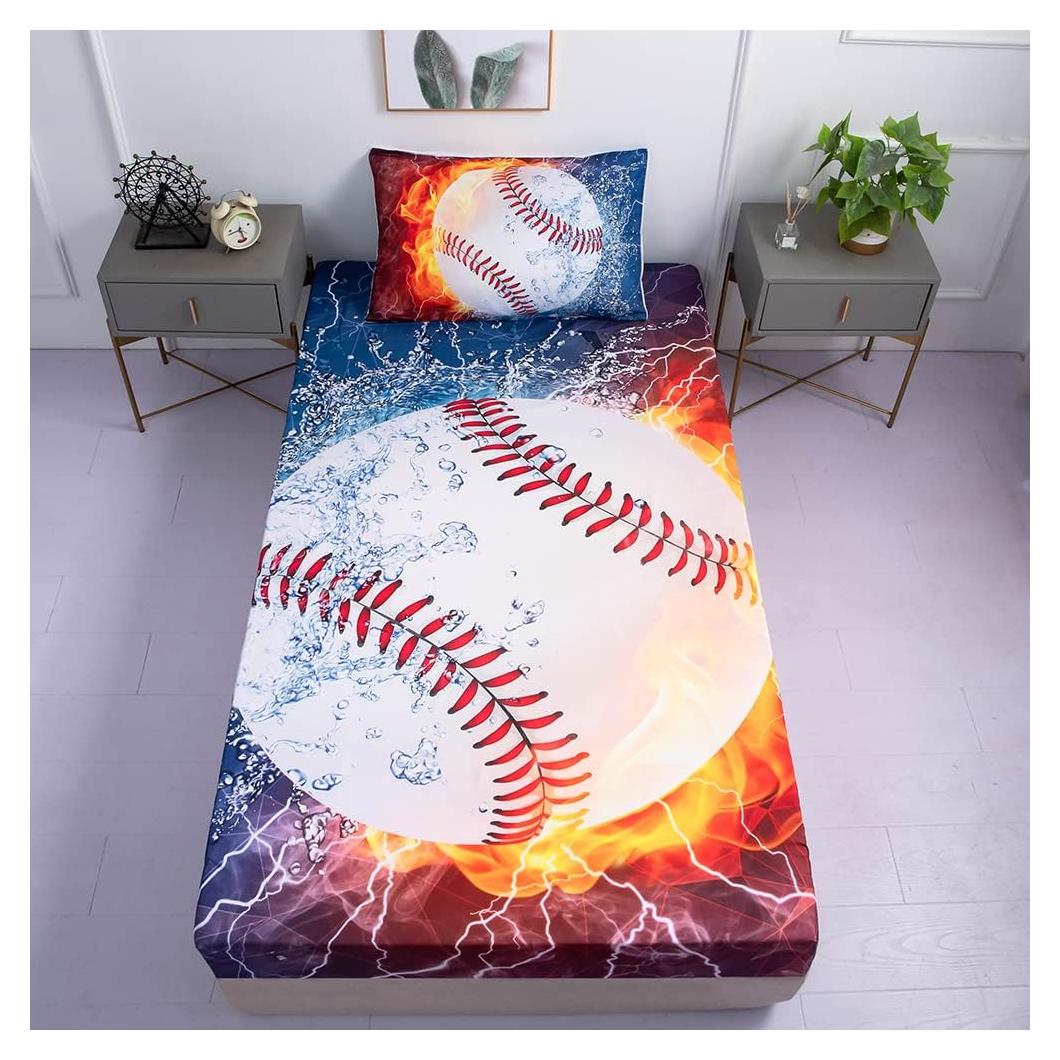 Sábanas Individuales Deportivo Roscloud Galaxia Hielo Llama 2PC